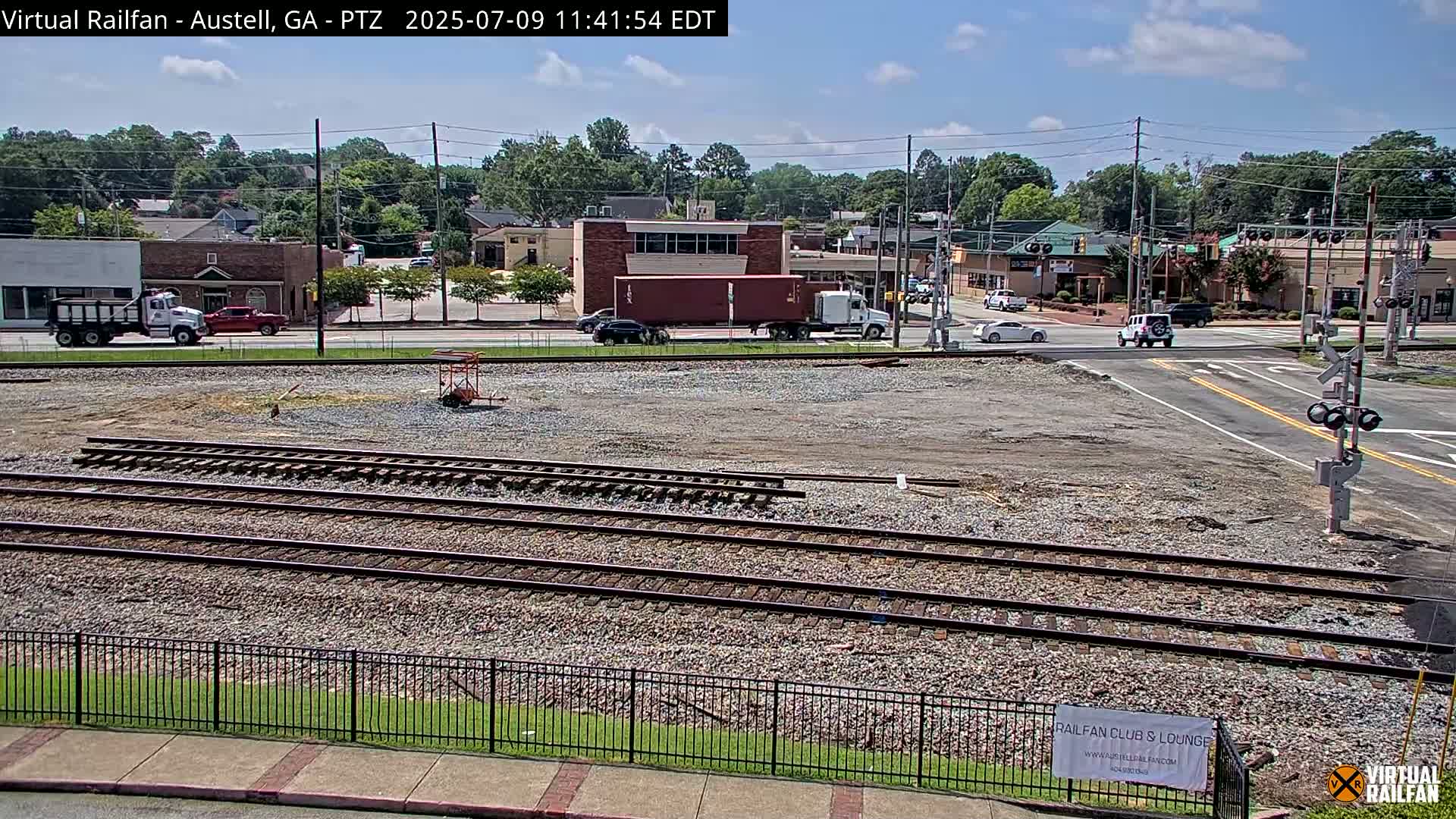 Austell City View & Nortfolk Southern Railway Junction Live Cam -Austell, Coob, Georgia, USA