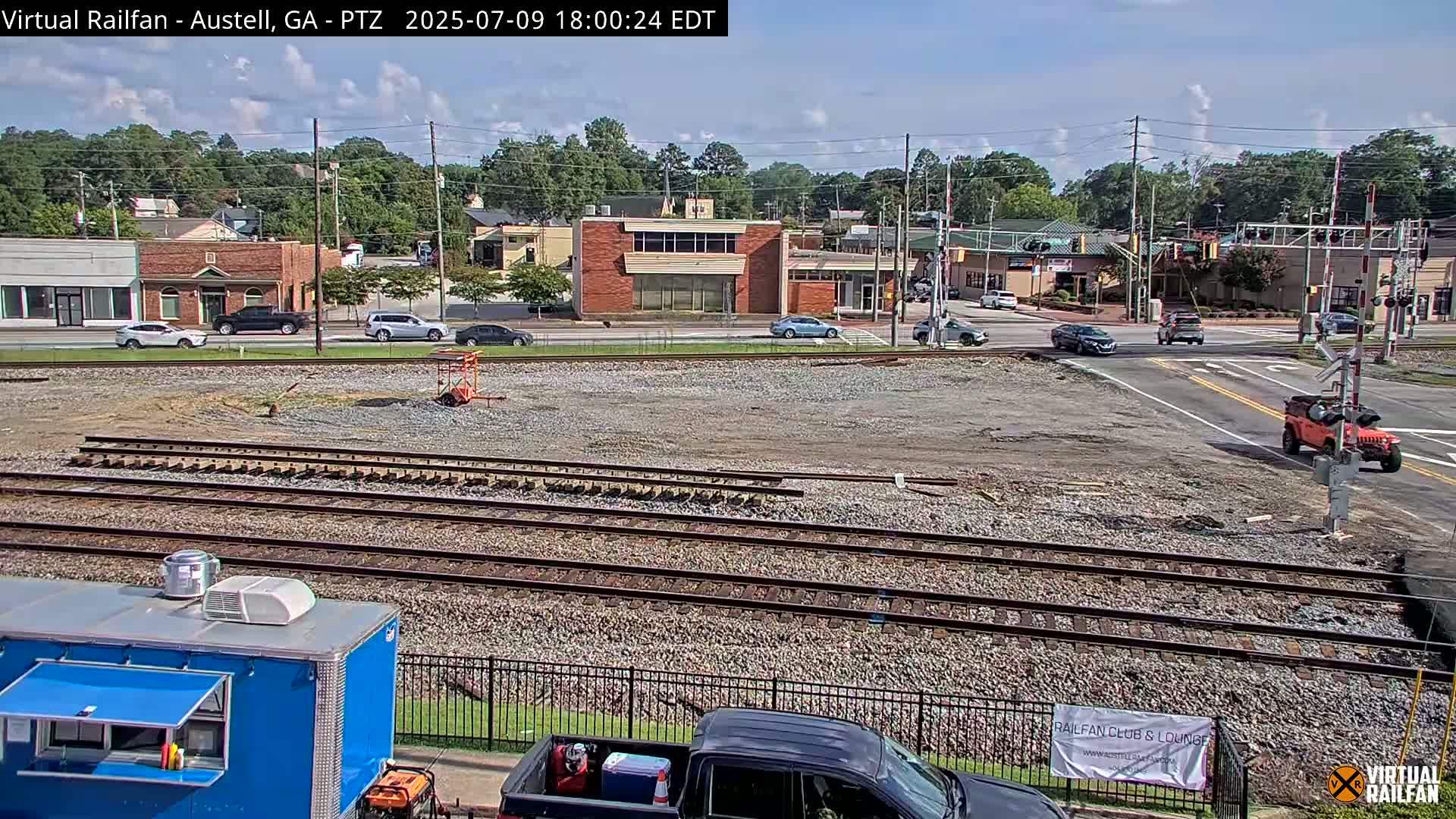 Austell City View & Nortfolk Southern Railway Junction Live Cam -Austell, Coob, Georgia, USA