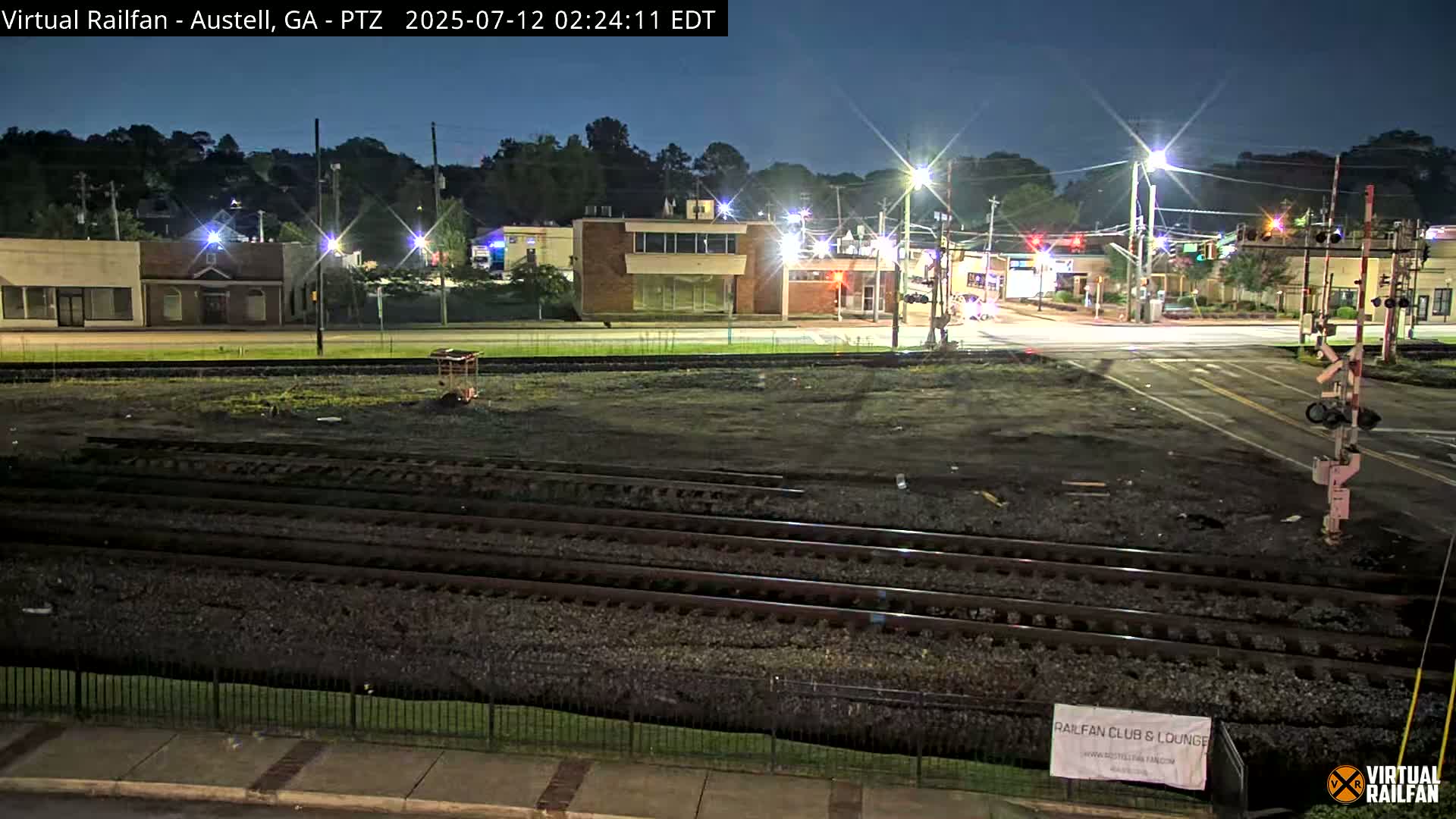 Austell City View & Nortfolk Southern Railway Junction Live Cam -Austell, Coob, Georgia, USA