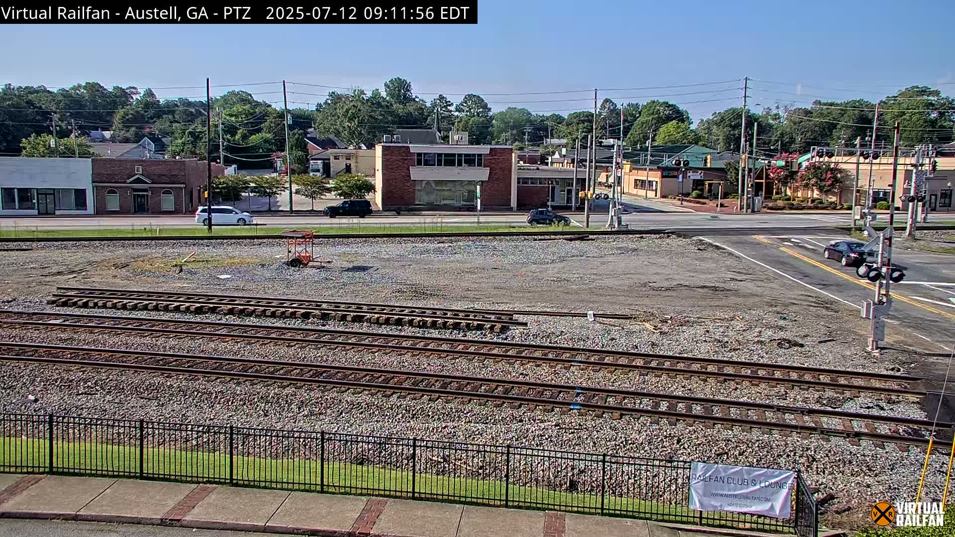 Austell City View & Nortfolk Southern Railway Junction Live Cam -Austell, Coob, Georgia, USA