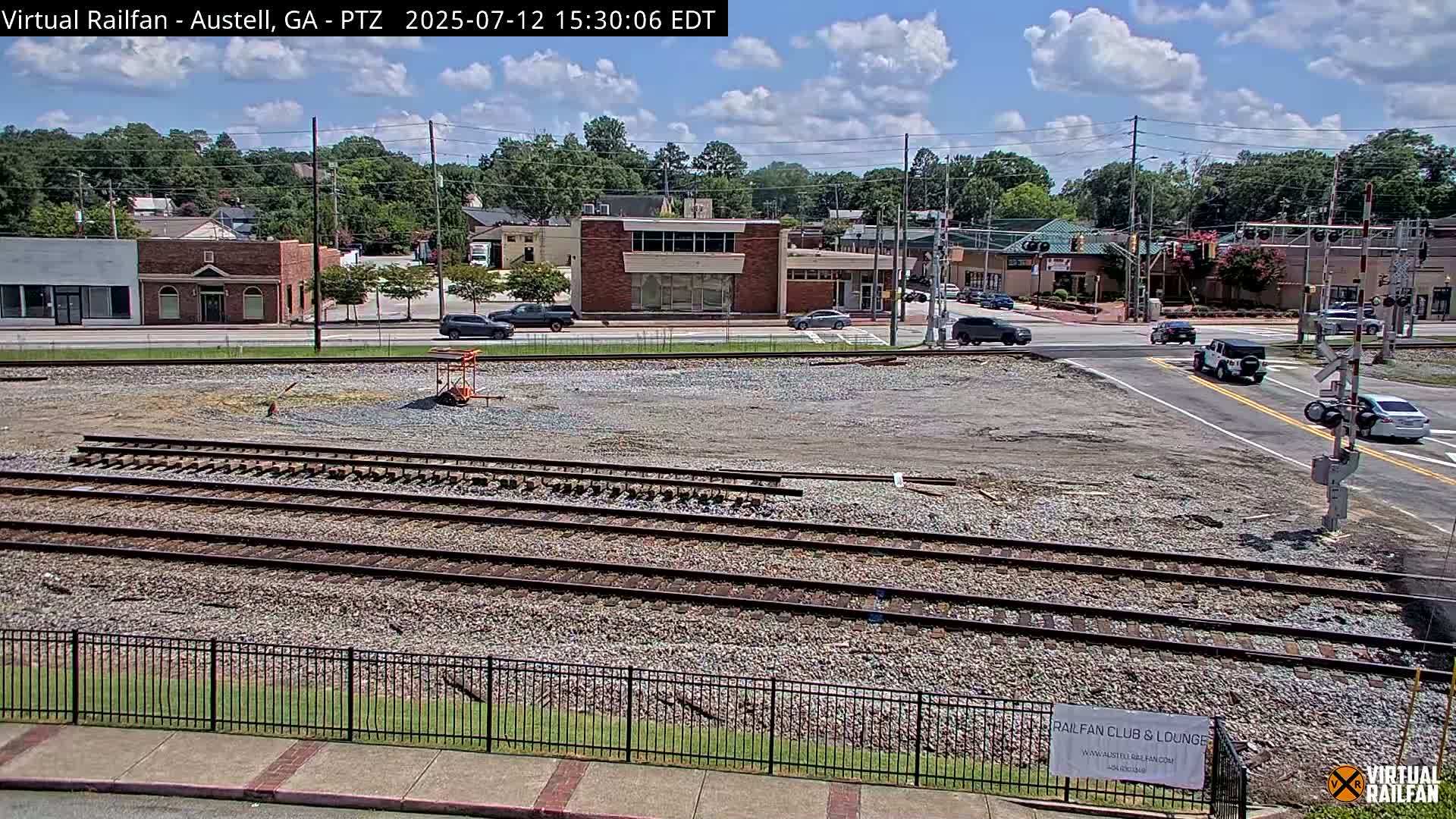 Austell City View & Nortfolk Southern Railway Junction Live Cam -Austell, Coob, Georgia, USA