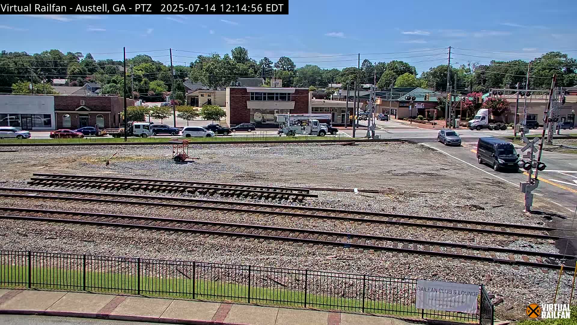 Austell City View & Nortfolk Southern Railway Junction Live Cam -Austell, Coob, Georgia, USA