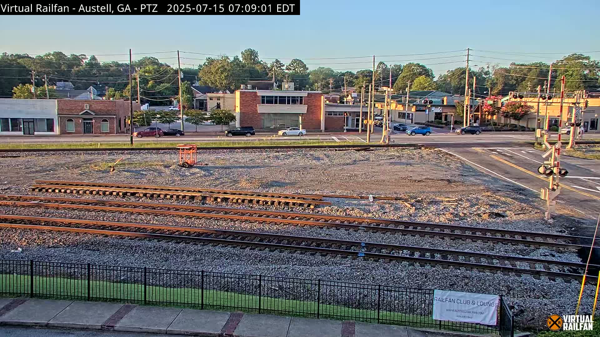 Austell City View & Nortfolk Southern Railway Junction Live Cam -Austell, Coob, Georgia, USA