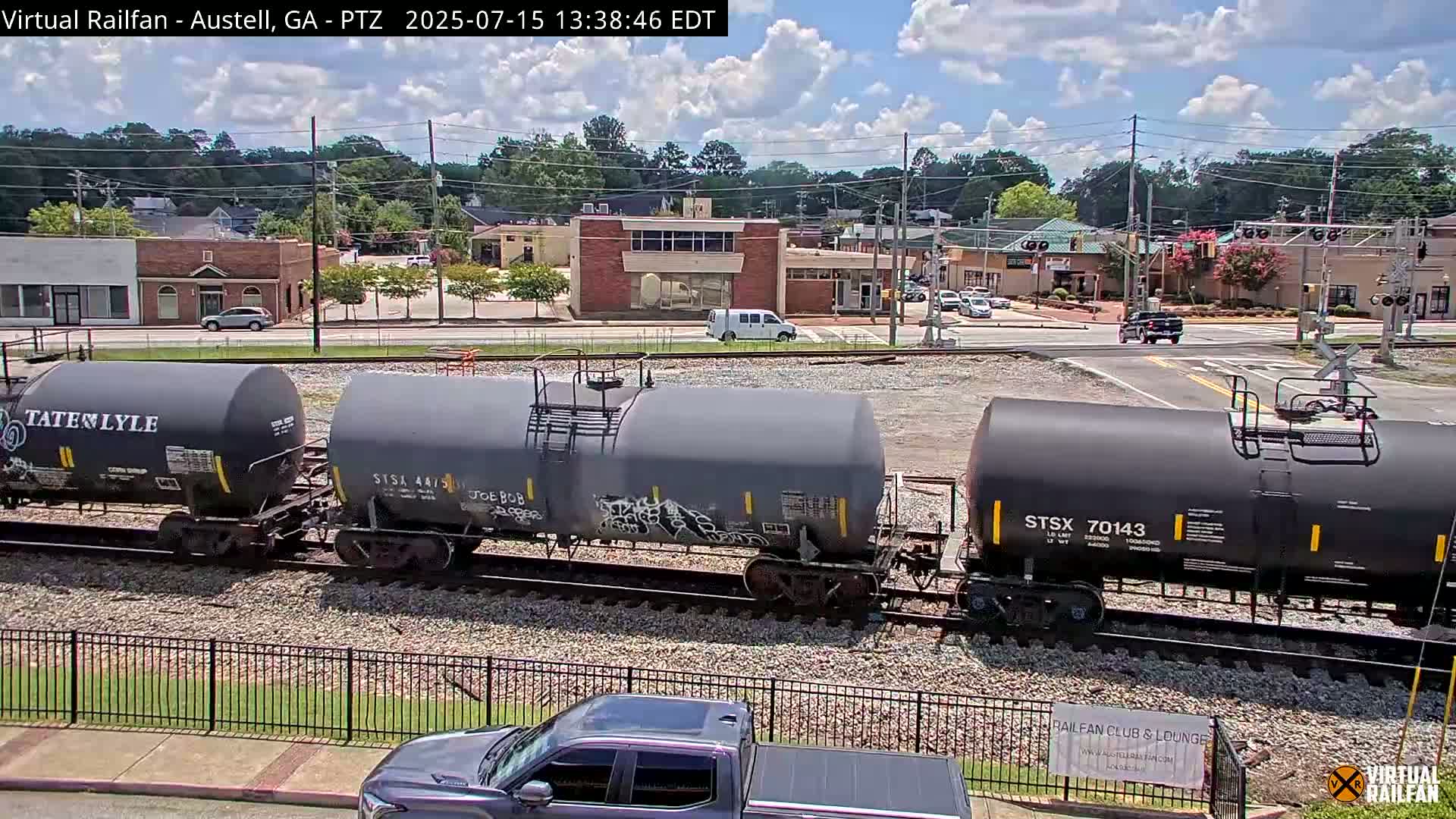 Austell City View & Nortfolk Southern Railway Junction Live Cam -Austell, Coob, Georgia, USA