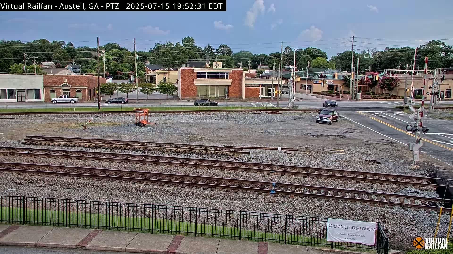 Austell City View & Nortfolk Southern Railway Junction Live Cam -Austell, Coob, Georgia, USA