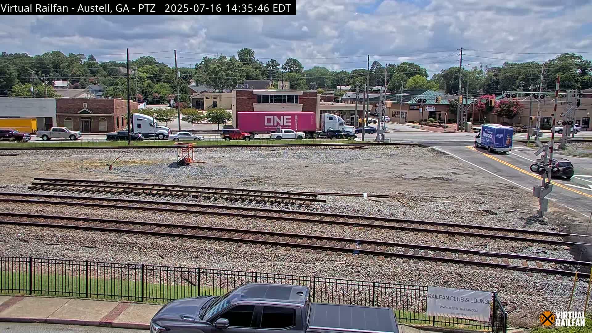 Austell City View & Nortfolk Southern Railway Junction Live Cam -Austell, Coob, Georgia, USA