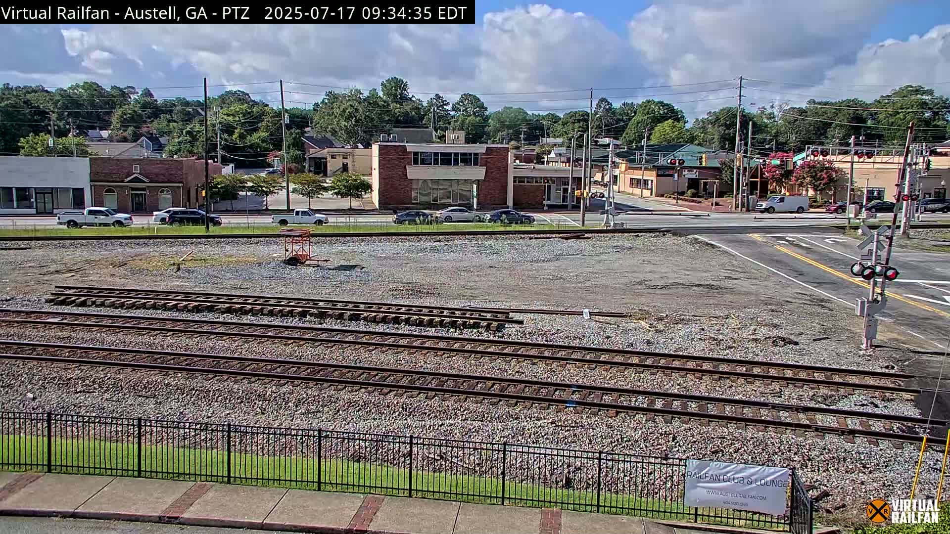 Austell City View & Nortfolk Southern Railway Junction Live Cam -Austell, Coob, Georgia, USA