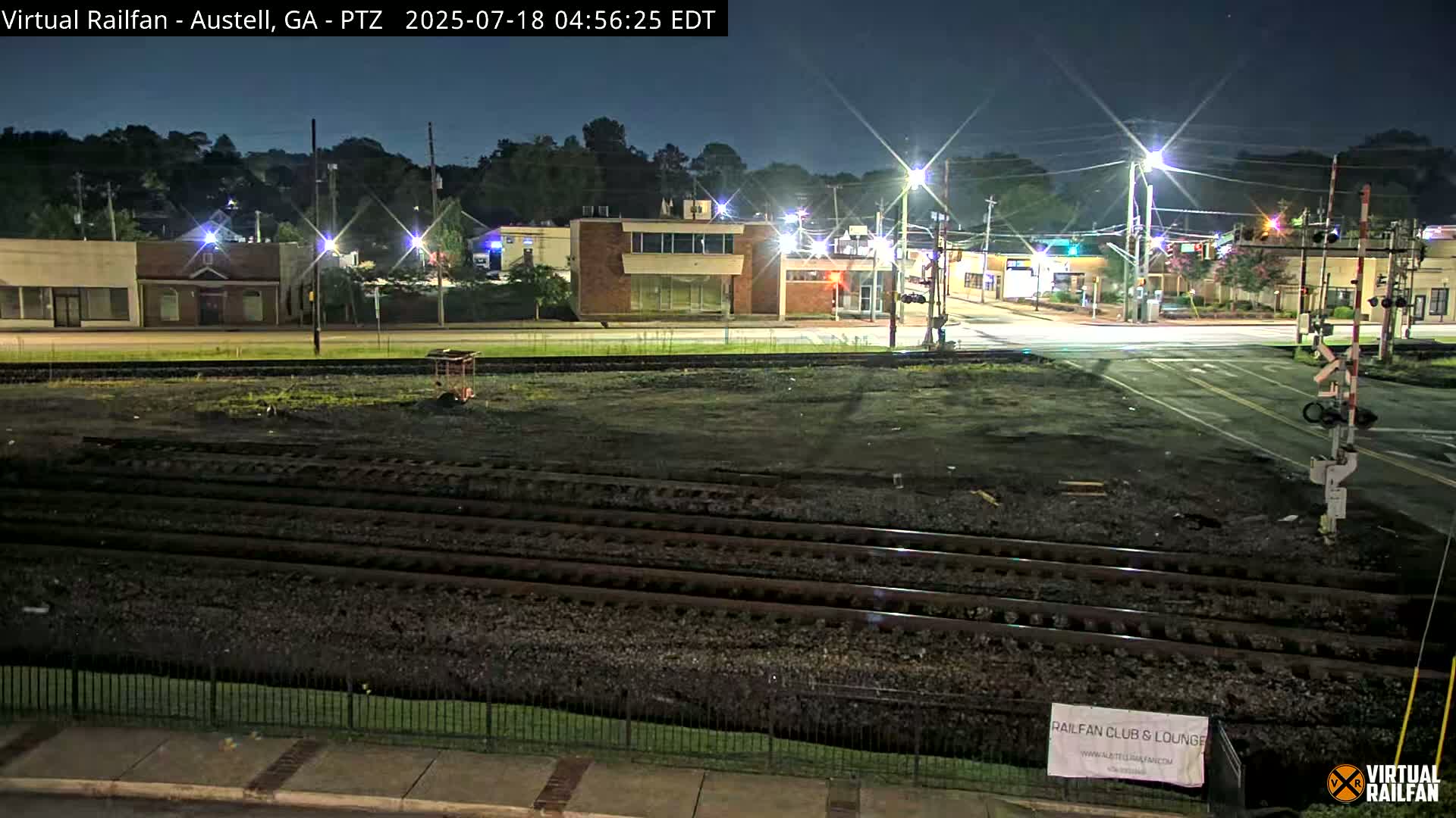 Austell City View & Nortfolk Southern Railway Junction Live Cam -Austell, Coob, Georgia, USA