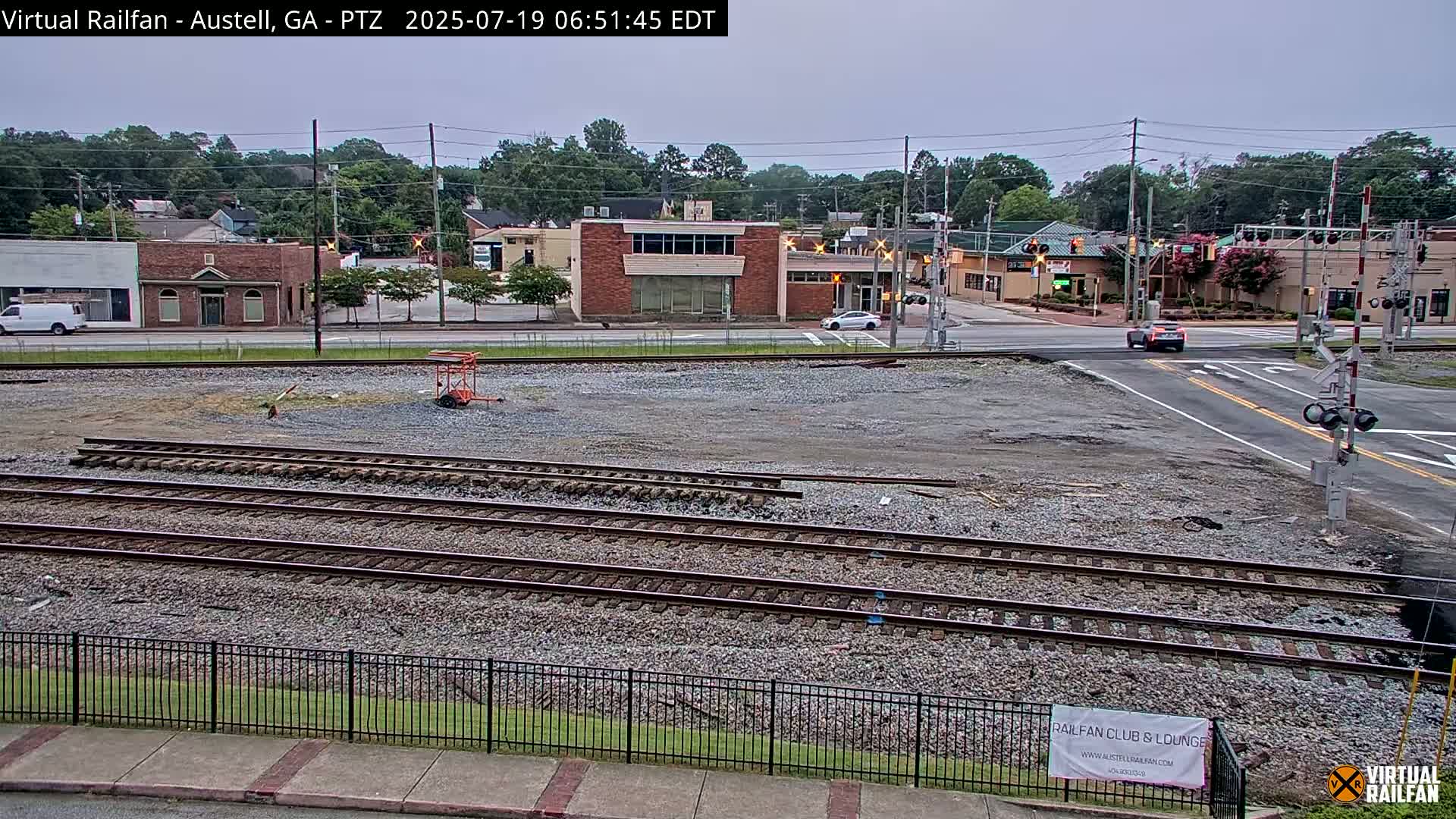 Austell City View & Nortfolk Southern Railway Junction Live Cam -Austell, Coob, Georgia, USA