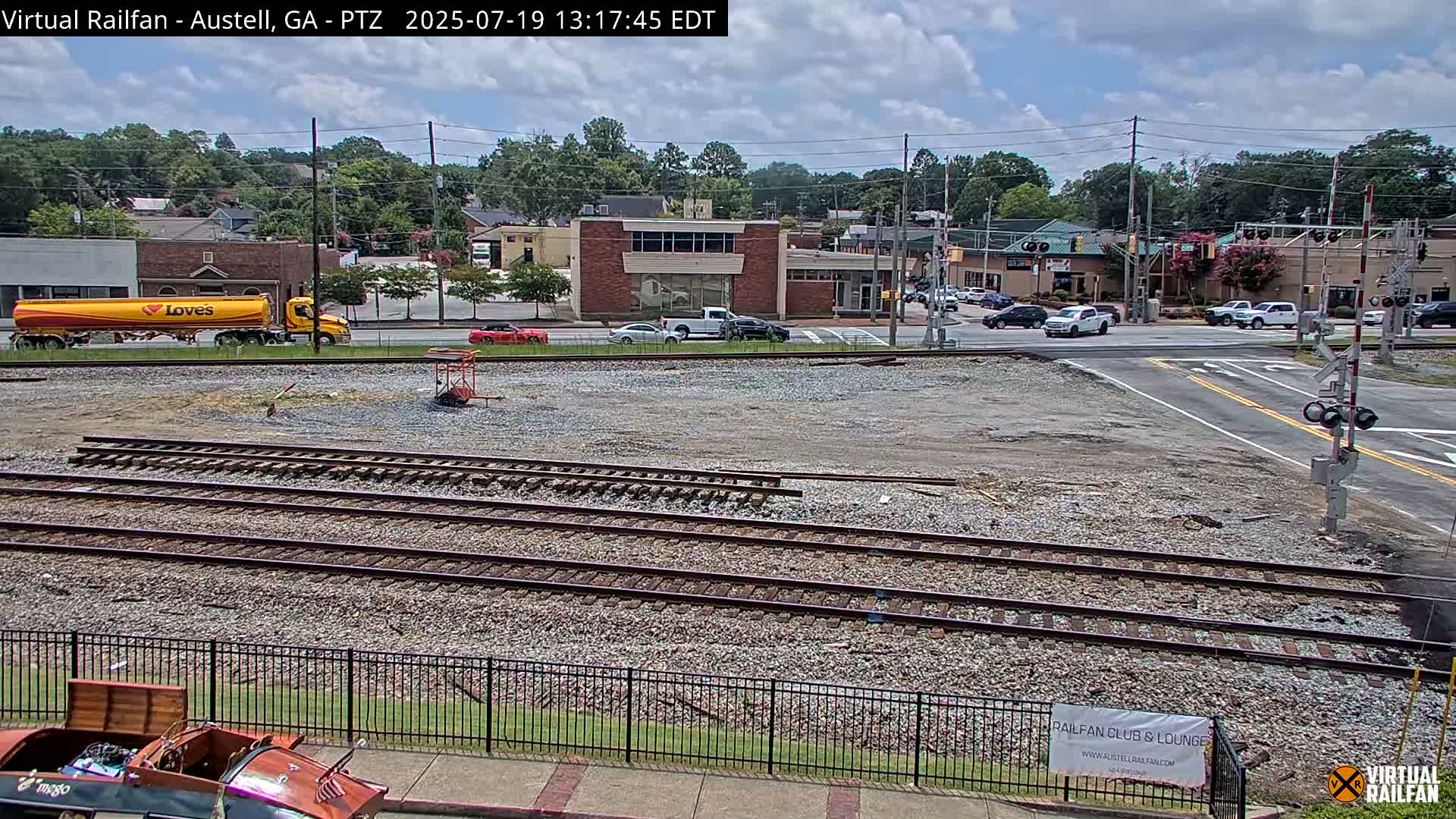 Austell City View & Nortfolk Southern Railway Junction Live Cam -Austell, Coob, Georgia, USA