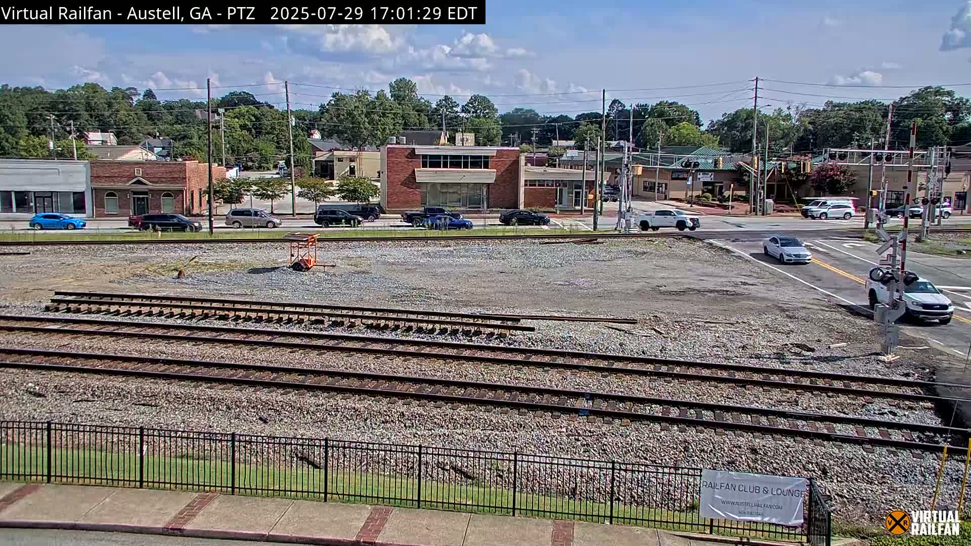 Austell City View & Nortfolk Southern Railway Junction Live Cam -Austell, Coob, Georgia, USA