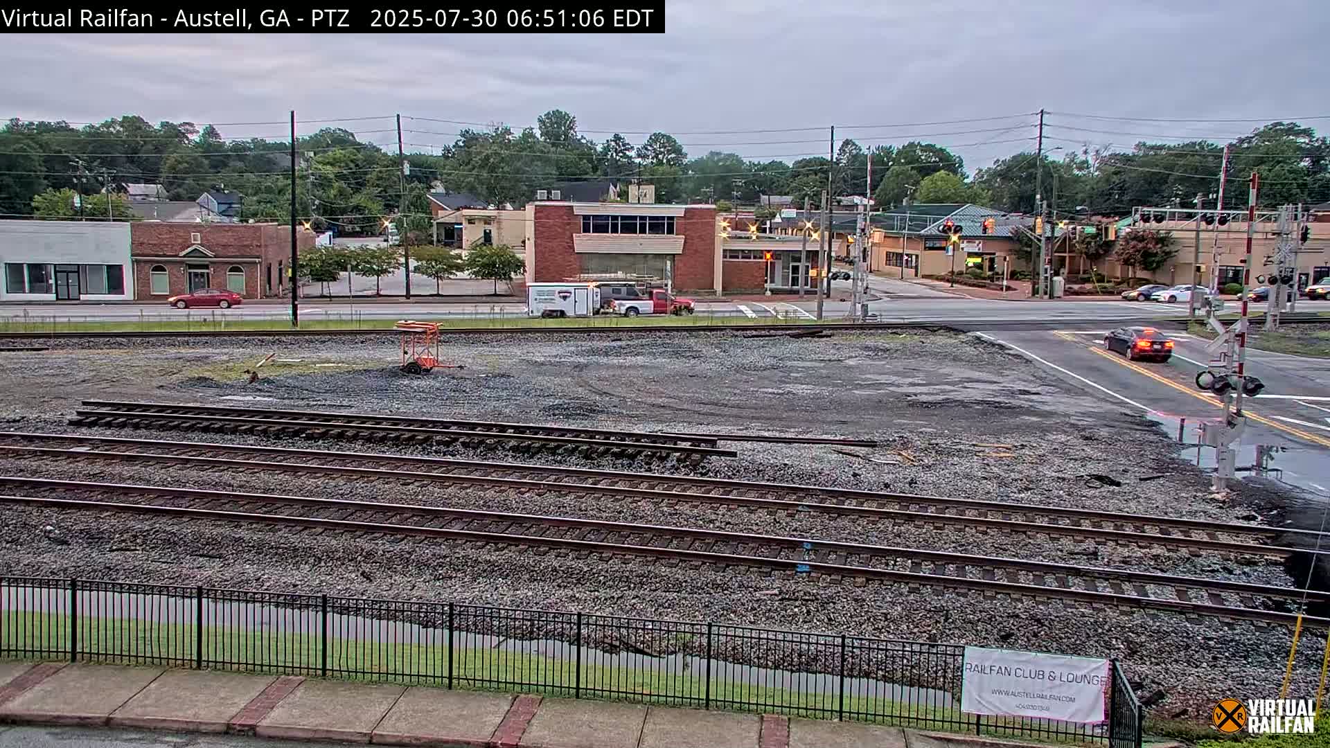 Austell City View & Nortfolk Southern Railway Junction Live Cam -Austell, Coob, Georgia, USA
