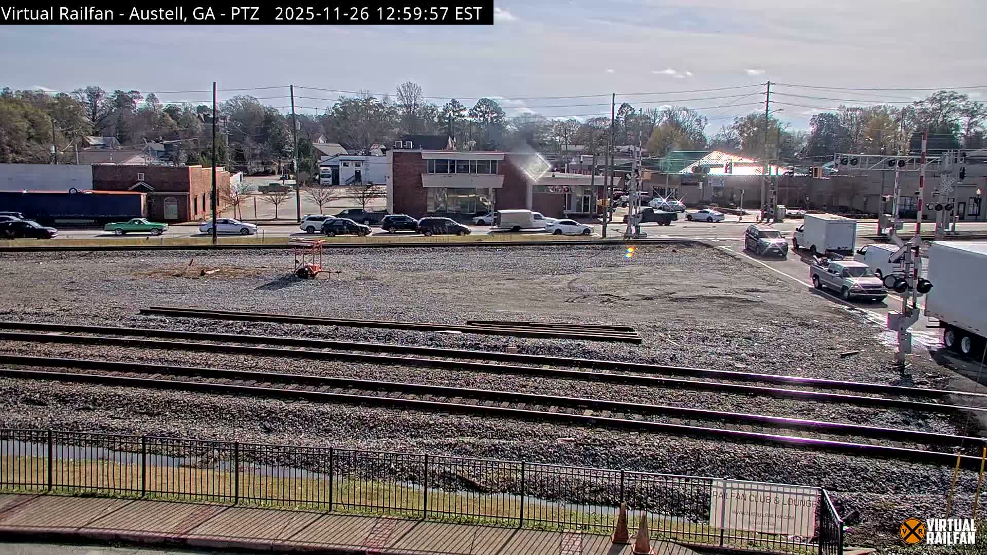 Austell City View & Nortfolk Southern Railway Junction Live Cam -Austell, Coob, Georgia, USA