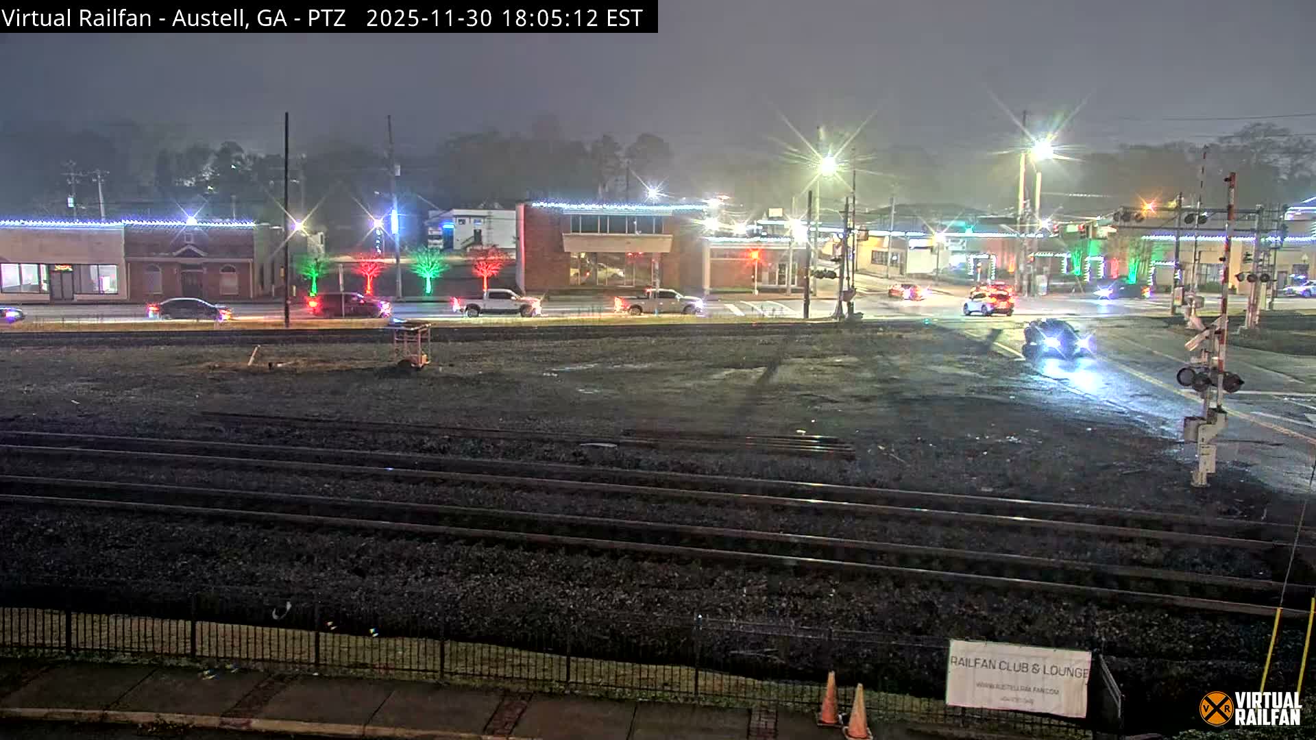 Austell City View & Nortfolk Southern Railway Junction Live Cam -Austell, Coob, Georgia, USA