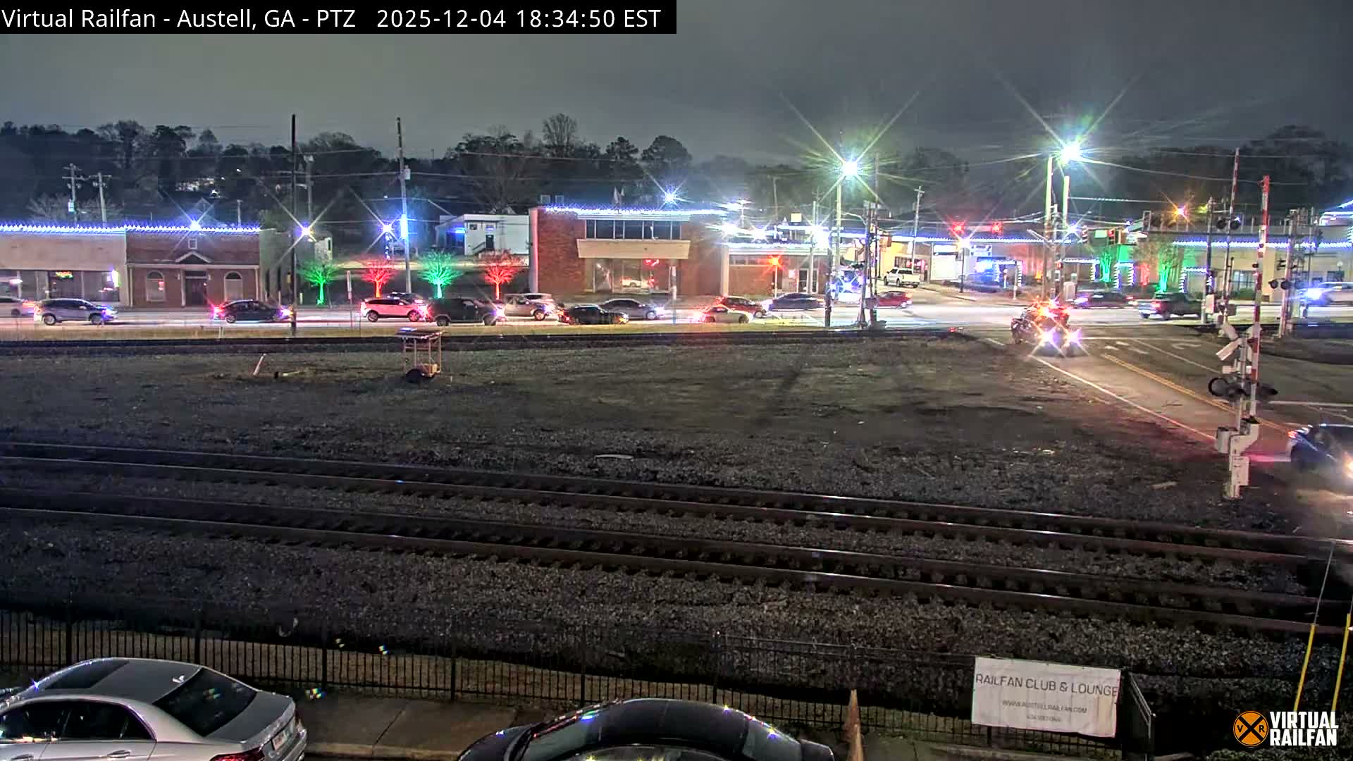 Austell City View & Nortfolk Southern Railway Junction Live Cam -Austell, Coob, Georgia, USA