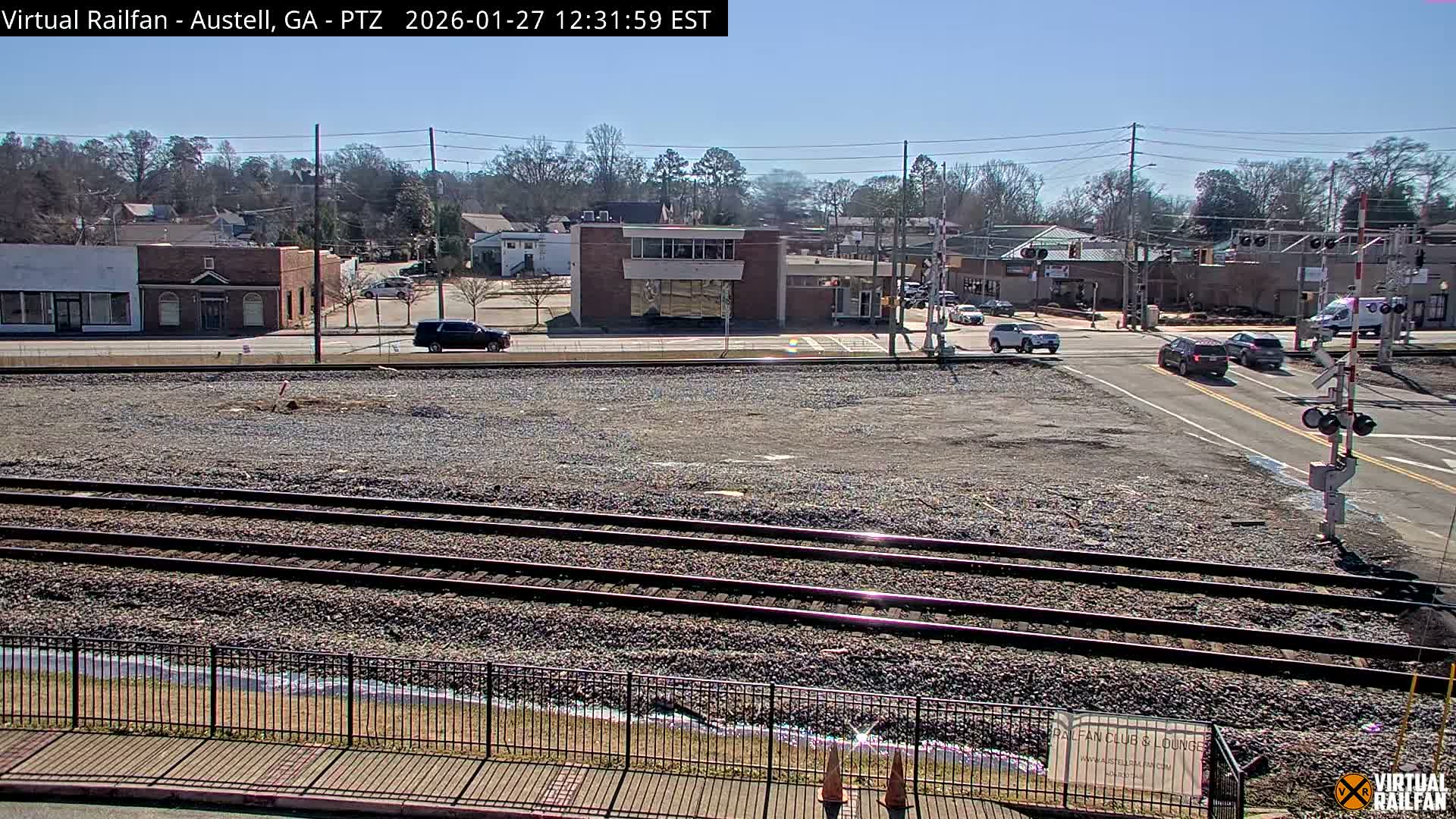 Austell City View & Nortfolk Southern Railway Junction Live Cam -Austell, Coob, Georgia, USA
