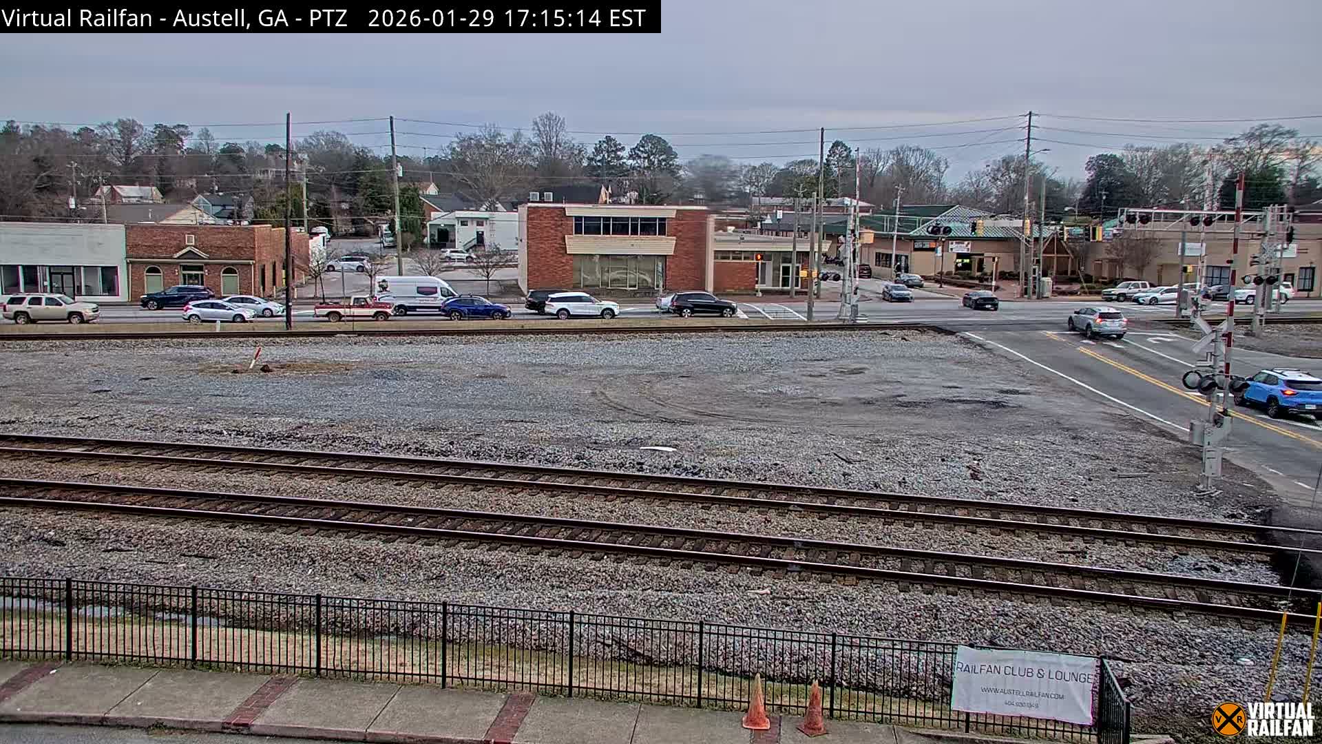 Austell City View & Nortfolk Southern Railway Junction Live Cam -Austell, Coob, Georgia, USA