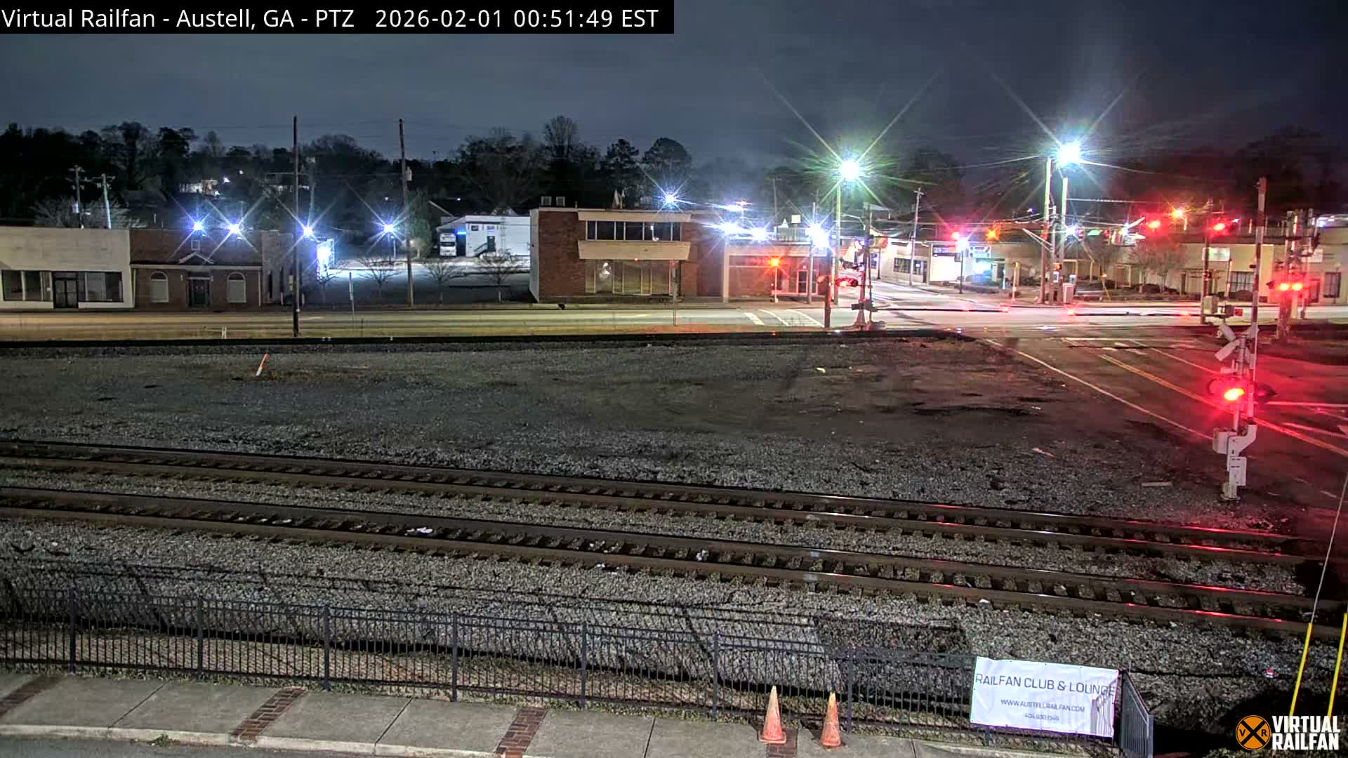 Austell City View & Nortfolk Southern Railway Junction Live Cam -Austell, Coob, Georgia, USA