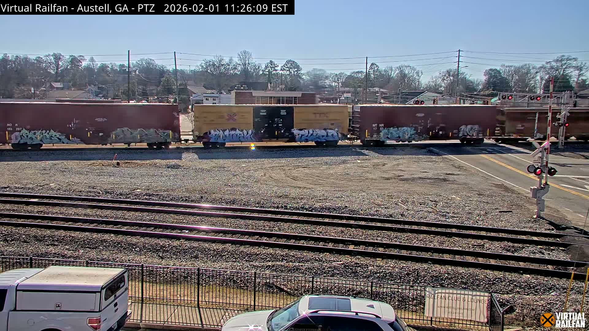 Austell City View & Nortfolk Southern Railway Junction Live Cam -Austell, Coob, Georgia, USA