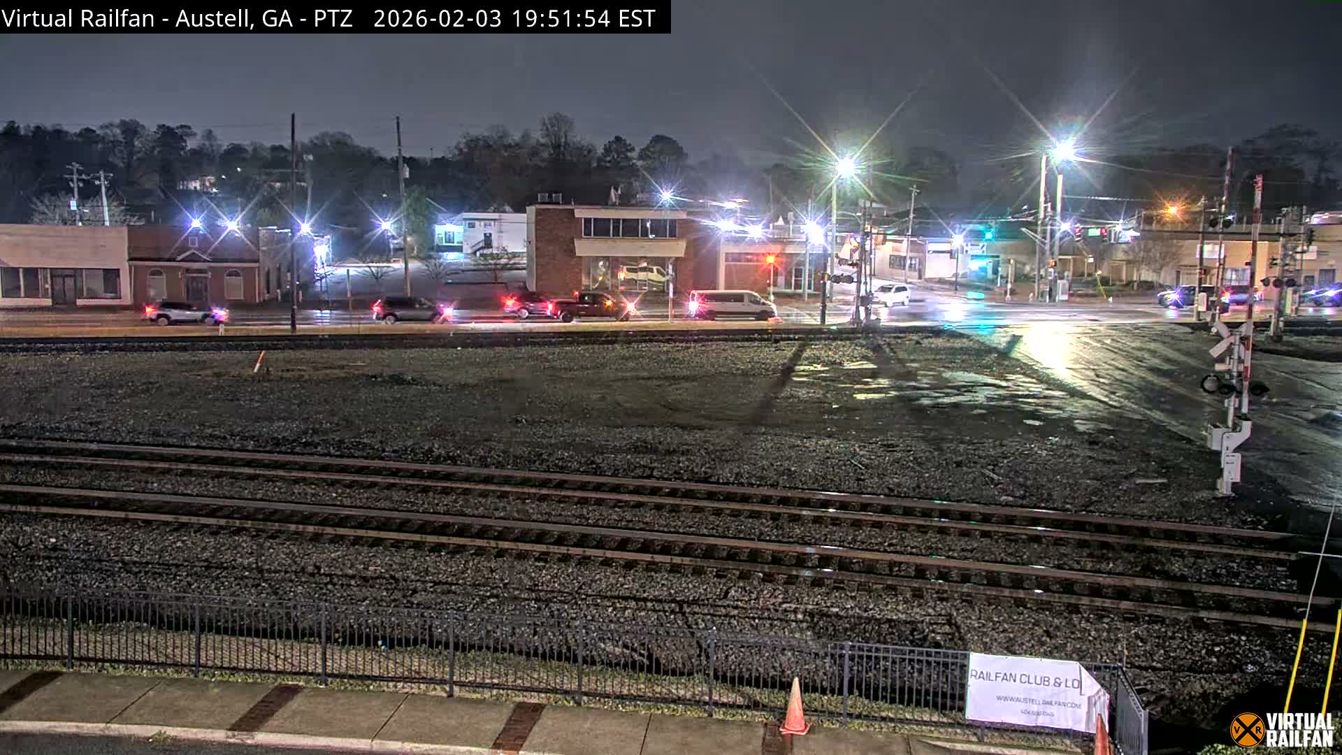 Austell City View & Nortfolk Southern Railway Junction Live Cam -Austell, Coob, Georgia, USA