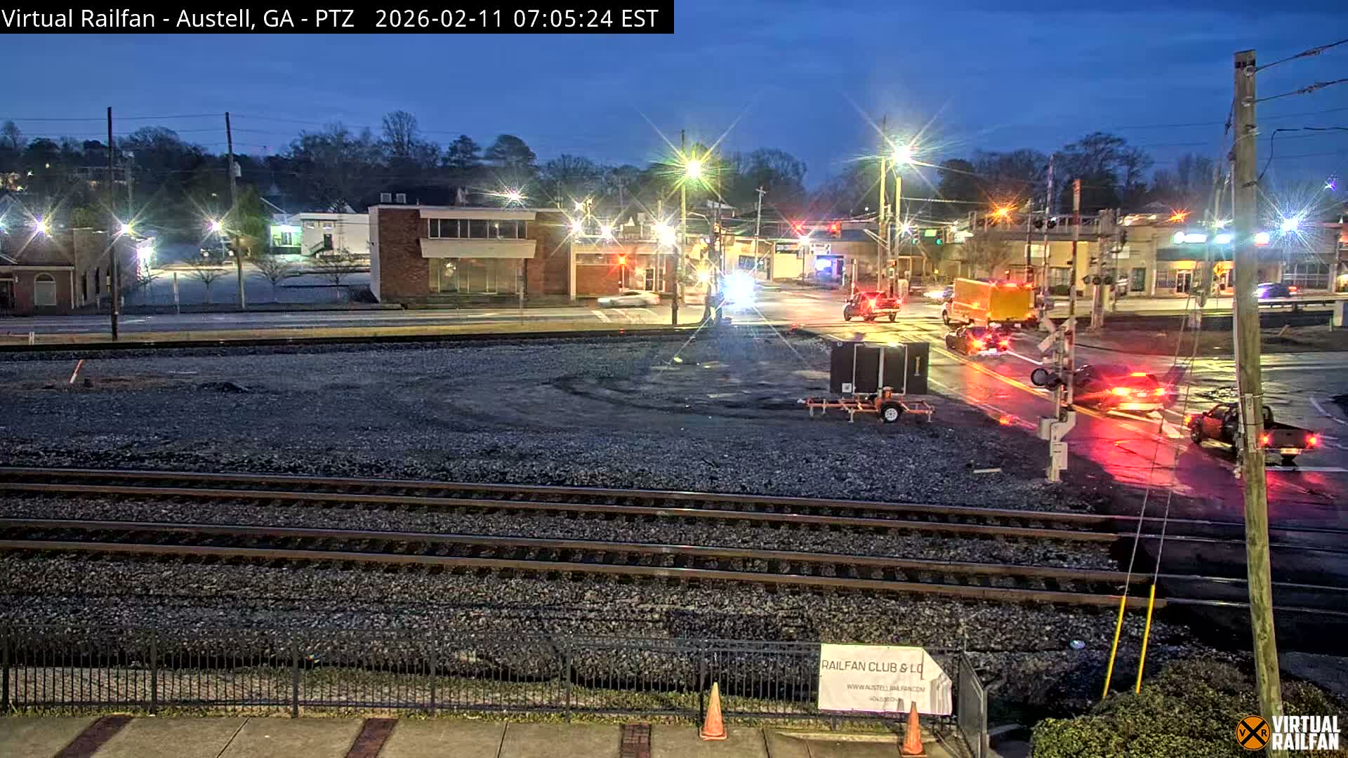 Austell City View & Nortfolk Southern Railway Junction Live Cam -Austell, Coob, Georgia, USA