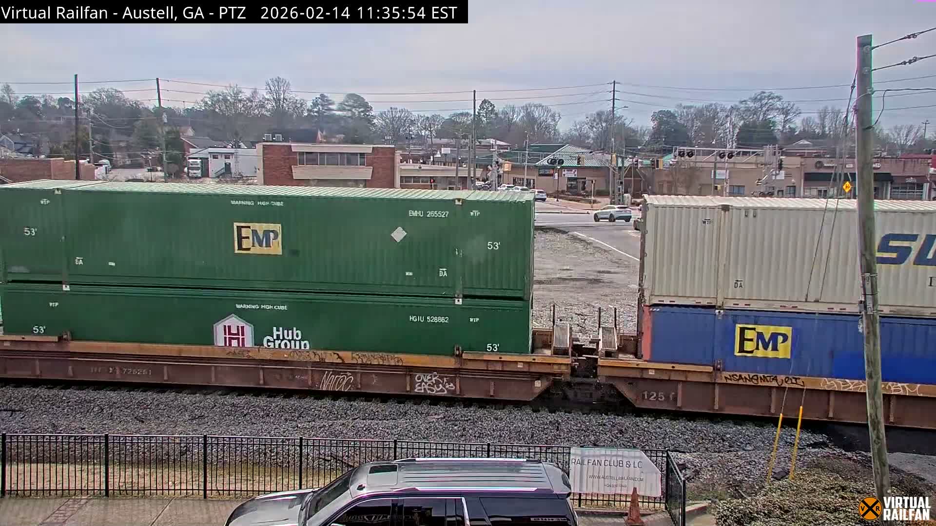 Austell City View & Nortfolk Southern Railway Junction Live Cam -Austell, Coob, Georgia, USA
