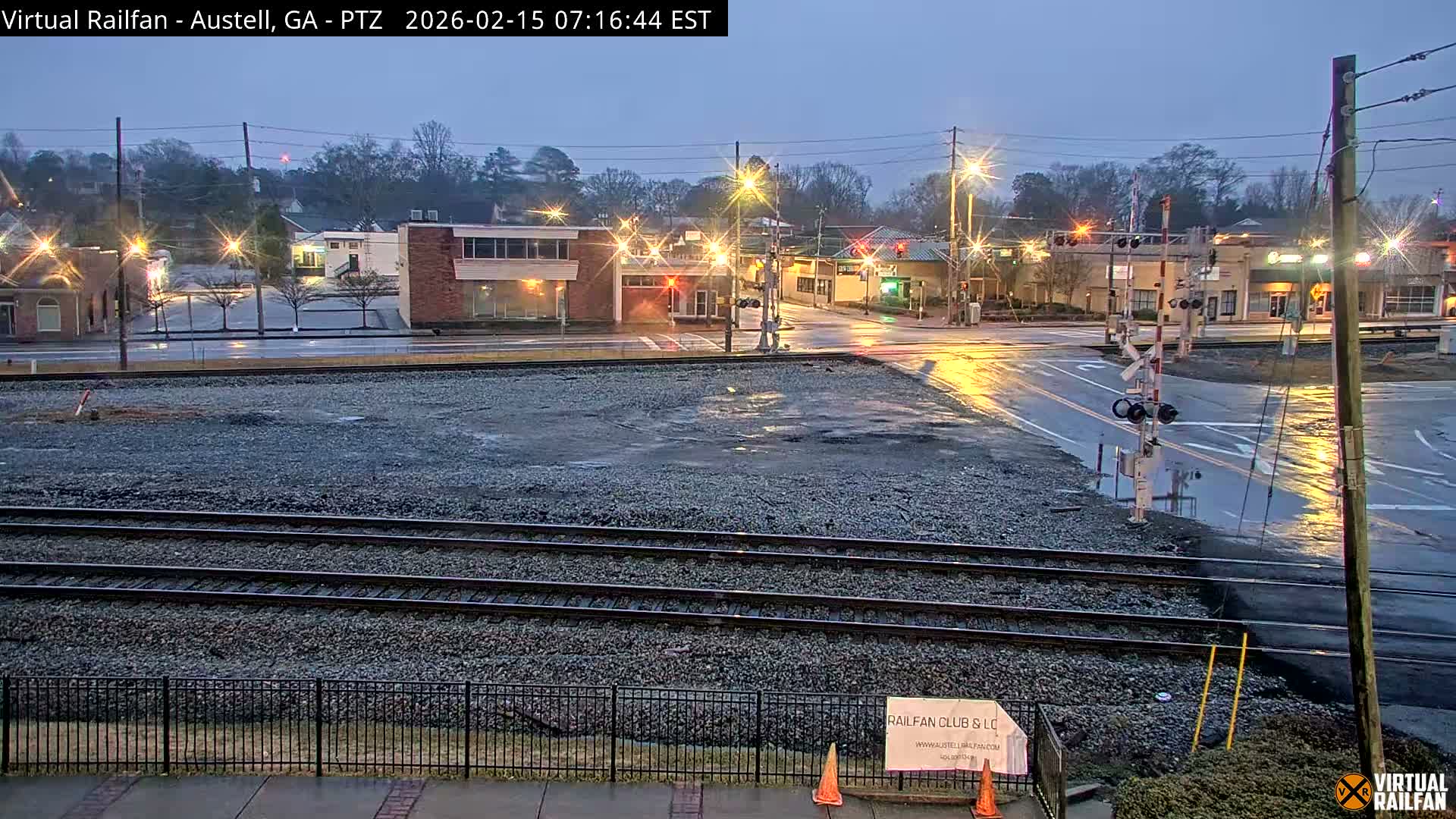 Austell City View & Nortfolk Southern Railway Junction Live Cam -Austell, Coob, Georgia, USA