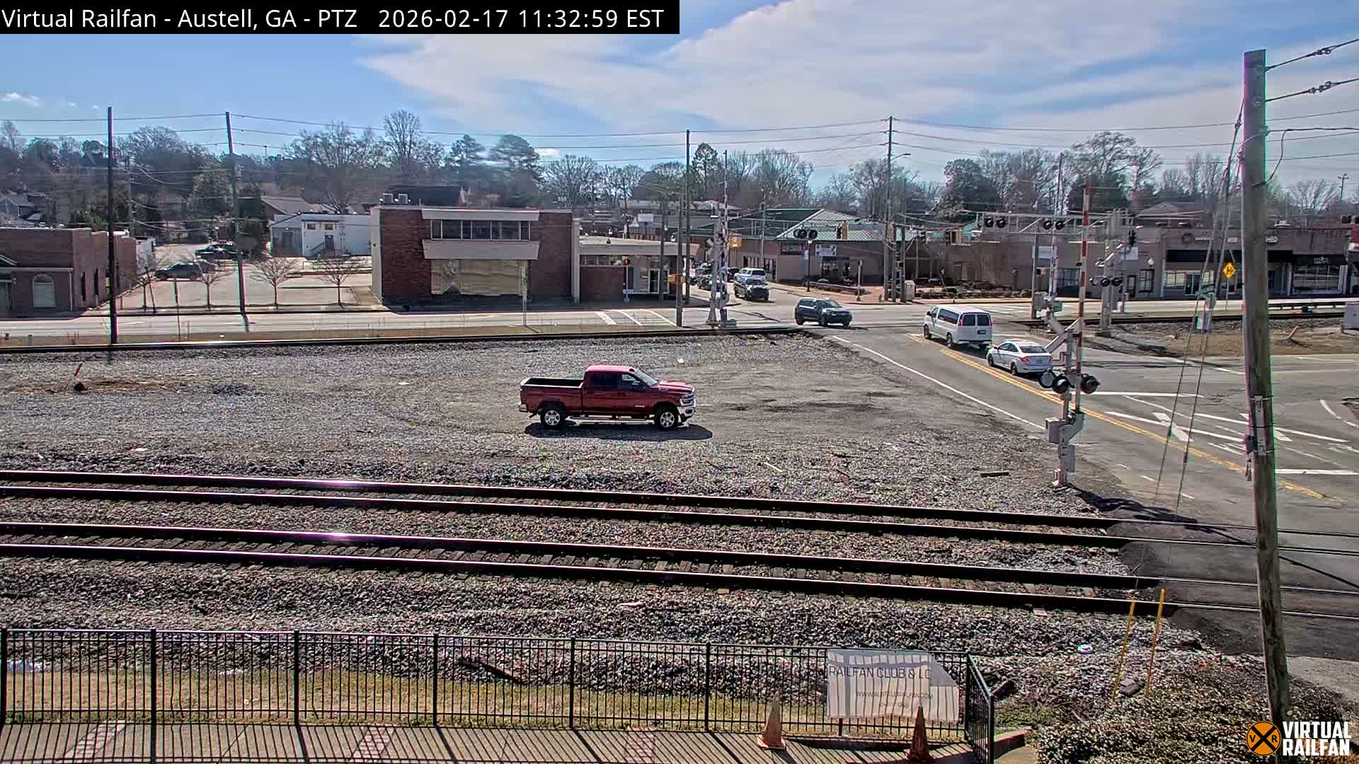 Austell City View & Nortfolk Southern Railway Junction Live Cam -Austell, Coob, Georgia, USA