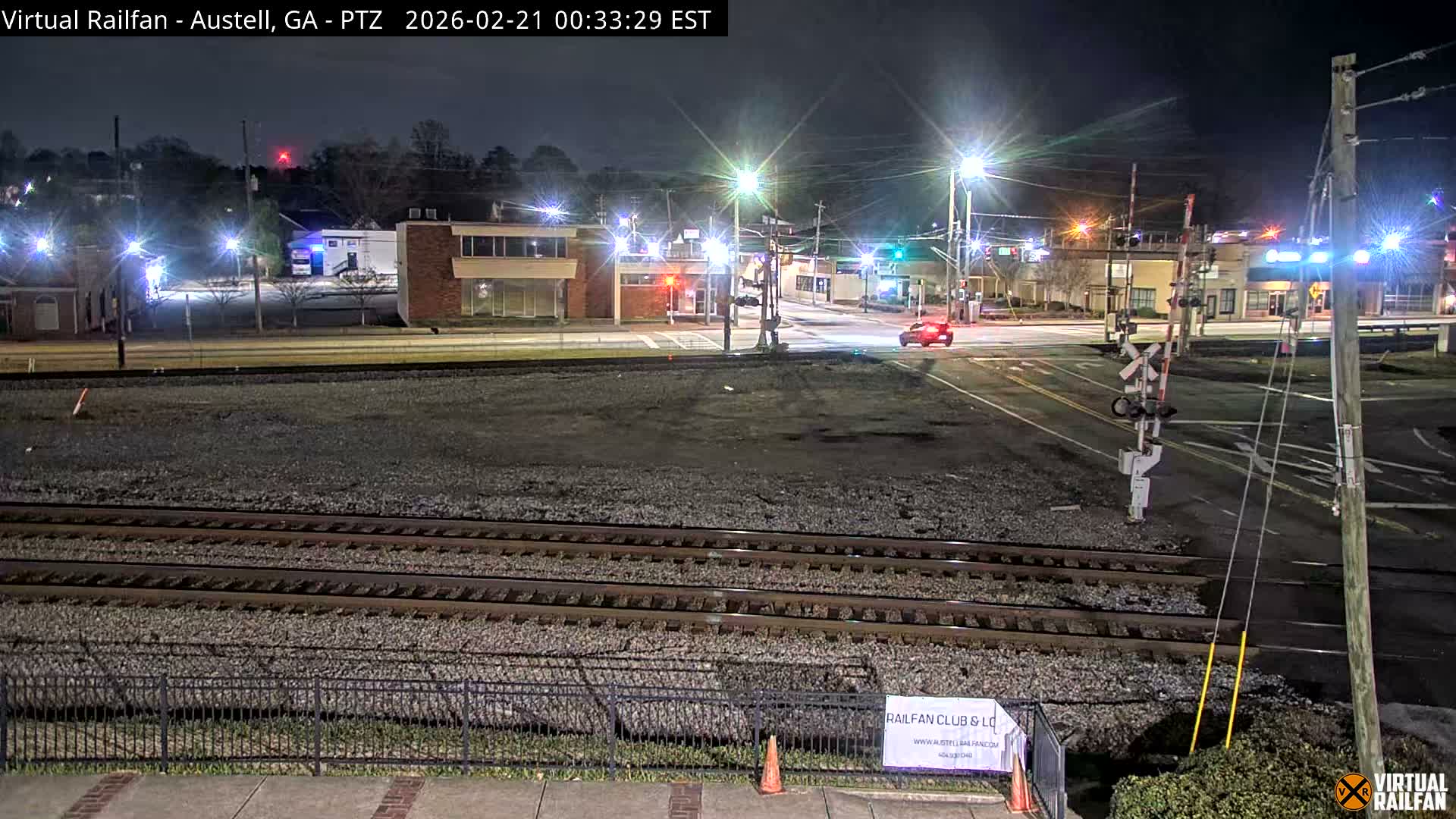 Austell City View & Nortfolk Southern Railway Junction Live Cam -Austell, Coob, Georgia, USA