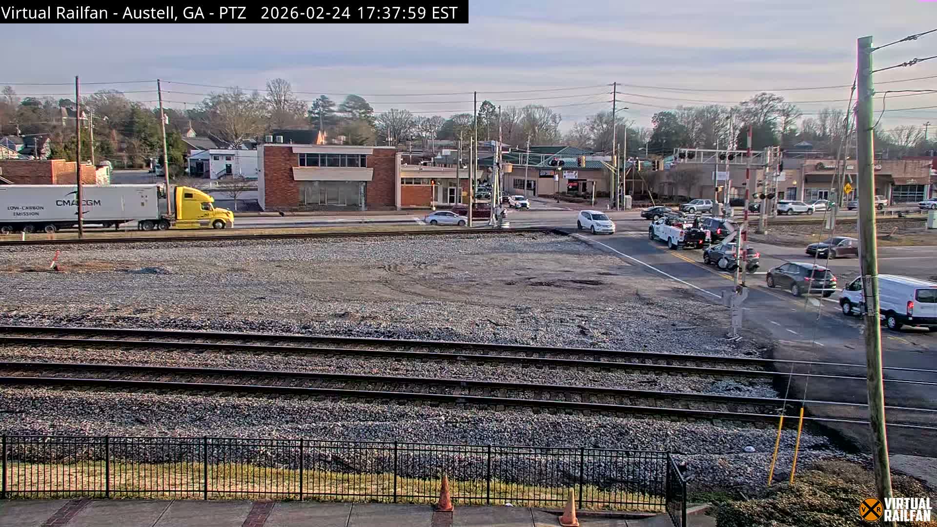 Austell City View & Nortfolk Southern Railway Junction Live Cam -Austell, Coob, Georgia, USA