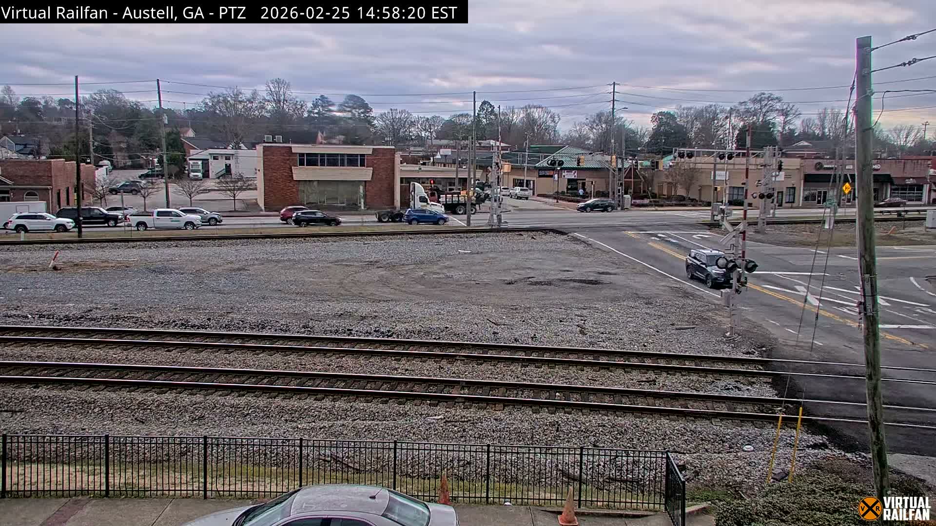 Austell City View & Nortfolk Southern Railway Junction Live Cam -Austell, Coob, Georgia, USA