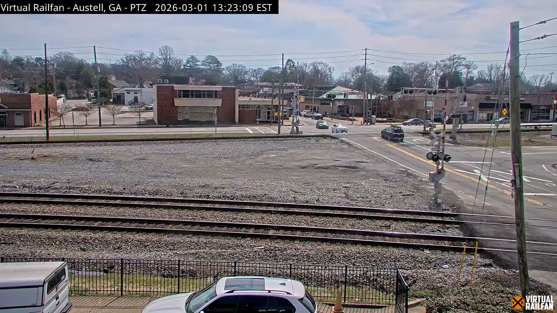 Austell City View & Nortfolk Southern Railway Junction Live Cam -Austell, Coob, Georgia, USA