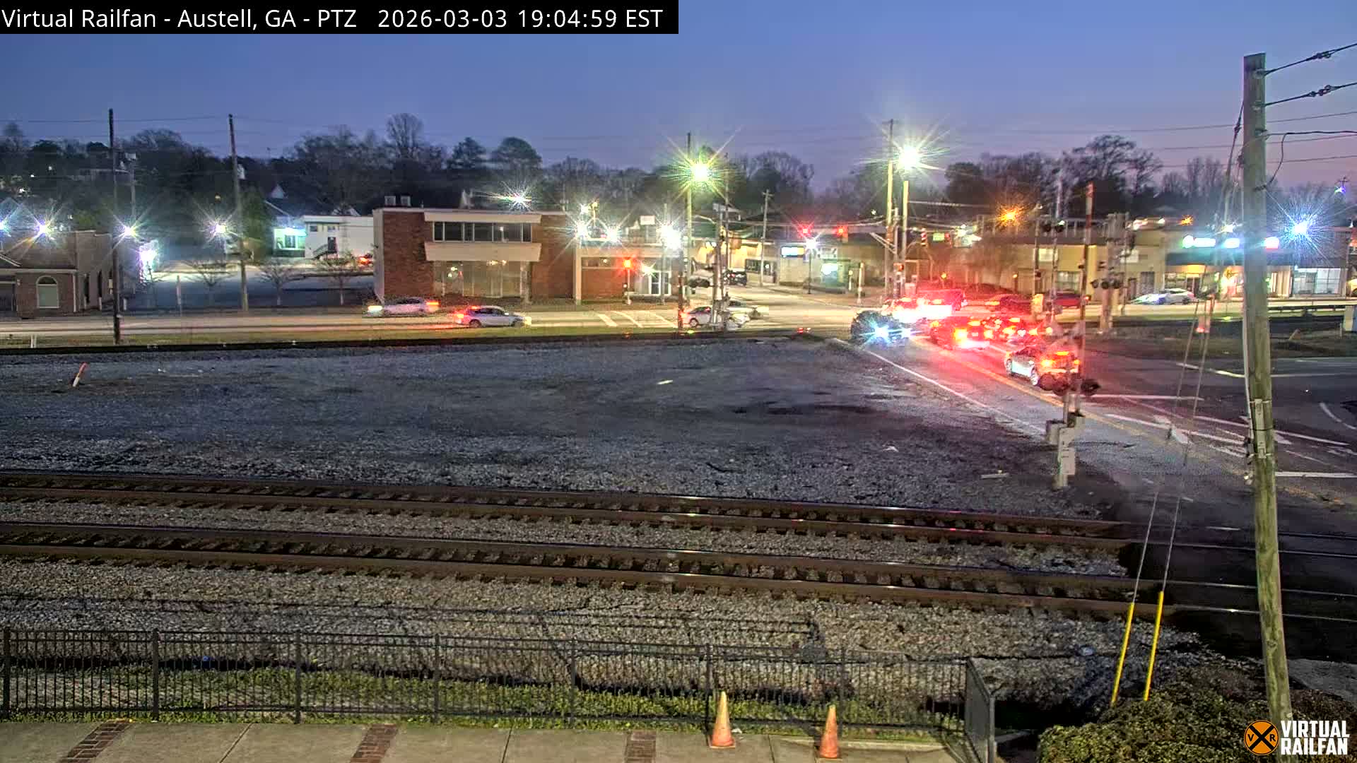 Austell City View & Nortfolk Southern Railway Junction Live Cam -Austell, Coob, Georgia, USA