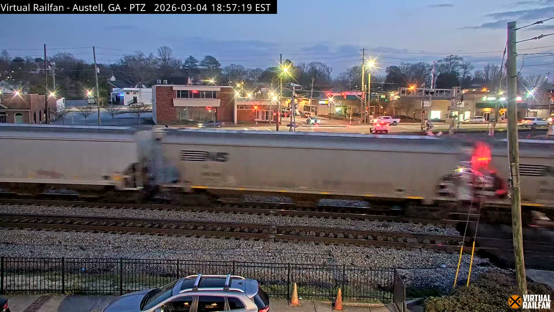 Austell City View & Nortfolk Southern Railway Junction Live Cam -Austell, Coob, Georgia, USA
