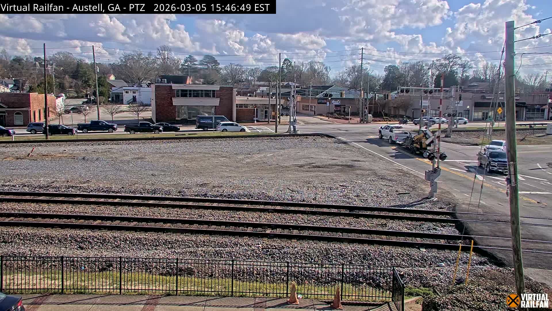 Austell City View & Nortfolk Southern Railway Junction Live Cam -Austell, Coob, Georgia, USA