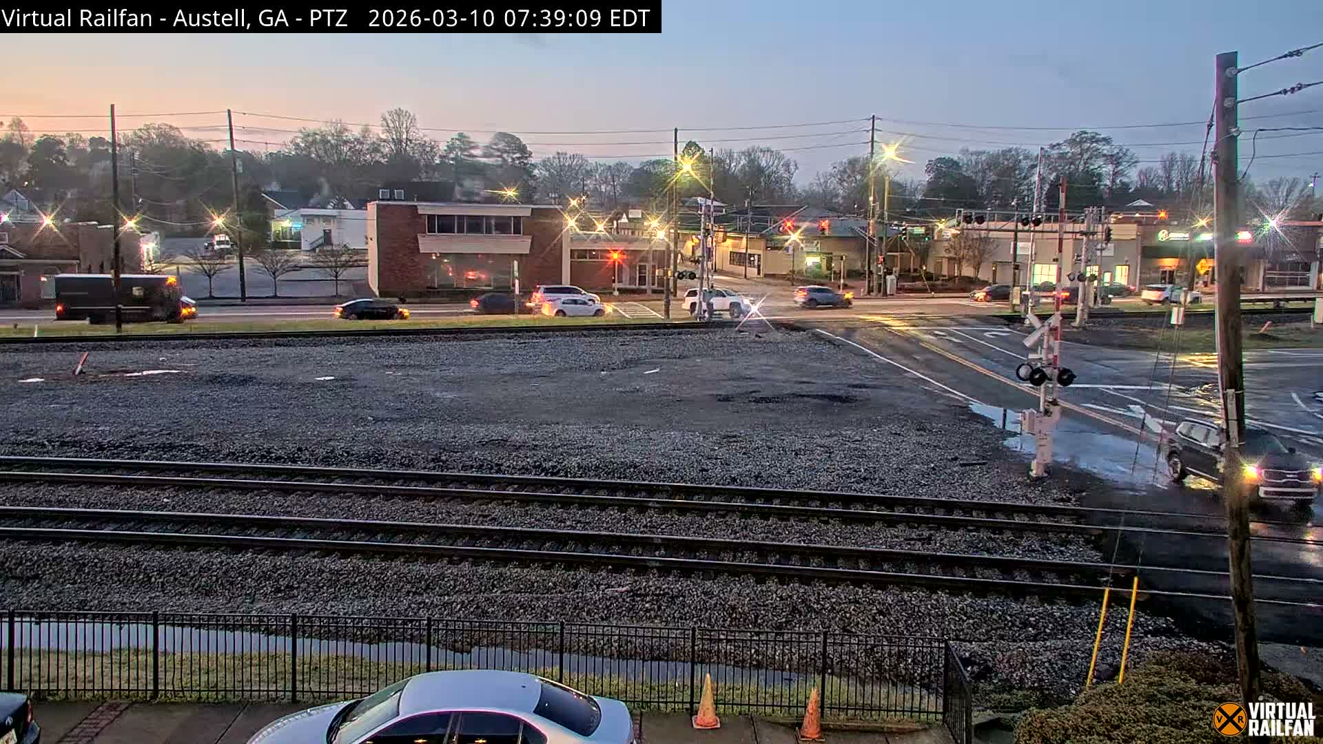 Austell City View & Nortfolk Southern Railway Junction Live Cam -Austell, Coob, Georgia, USA