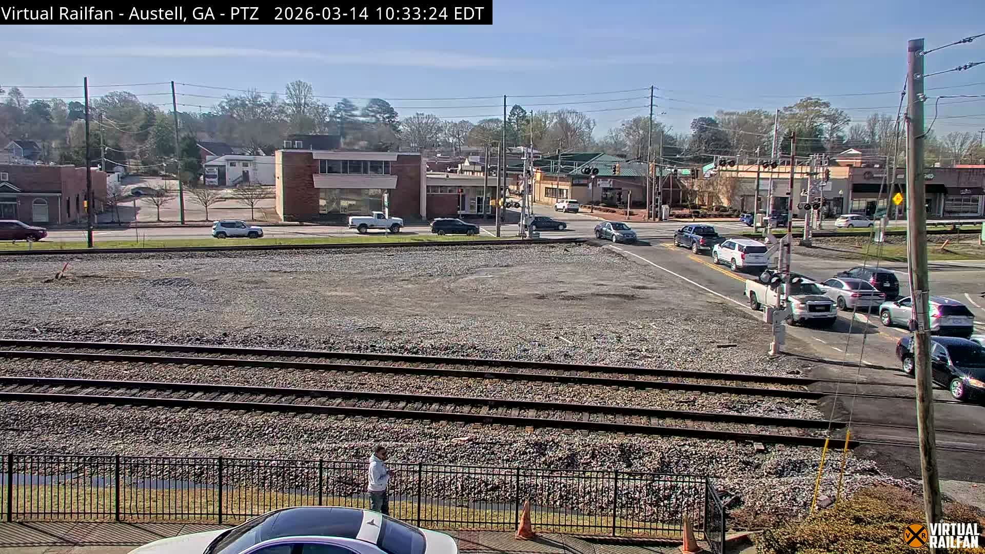 Austell City View & Nortfolk Southern Railway Junction Live Cam -Austell, Coob, Georgia, USA