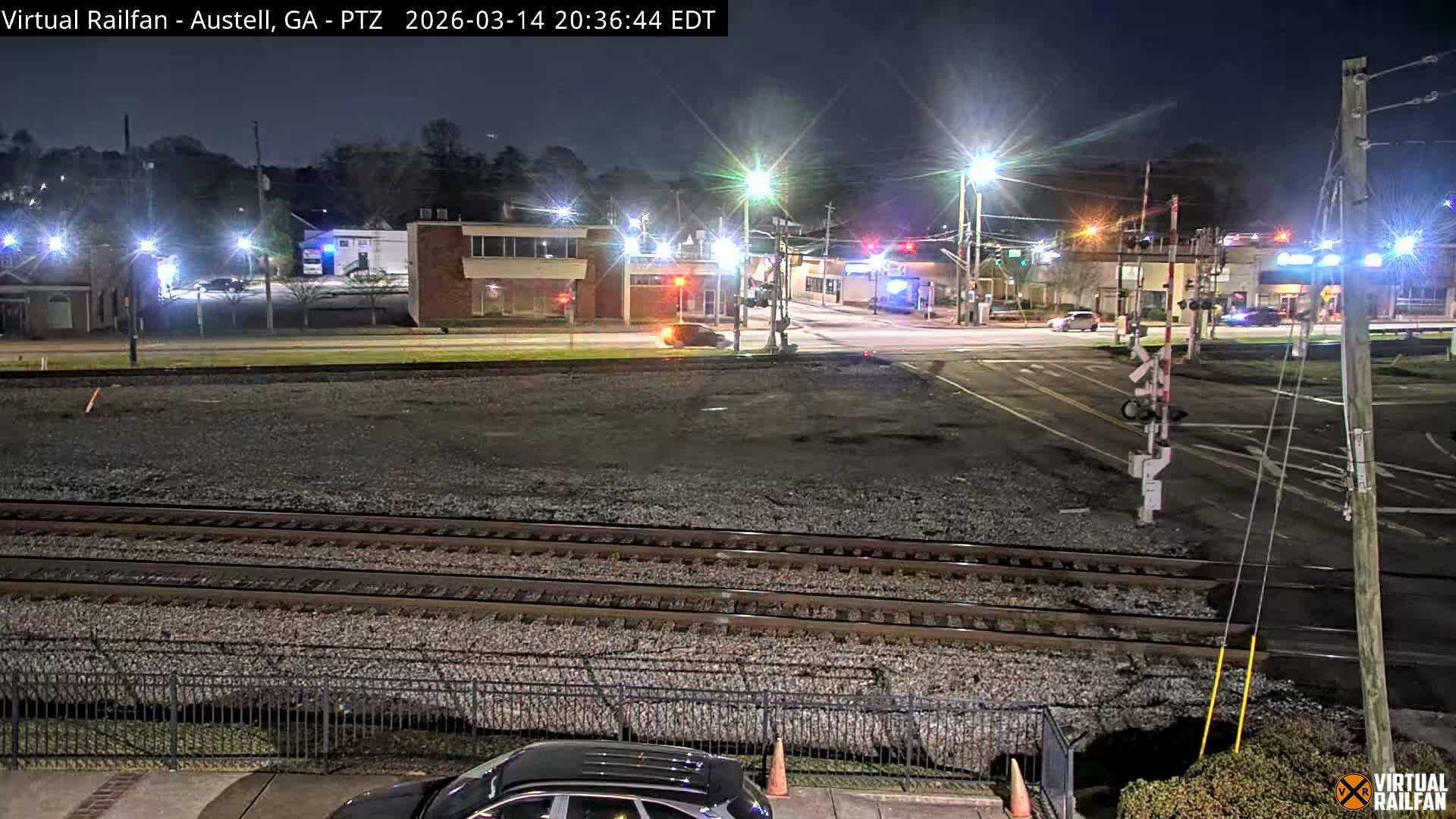 Austell City View & Nortfolk Southern Railway Junction Live Cam -Austell, Coob, Georgia, USA