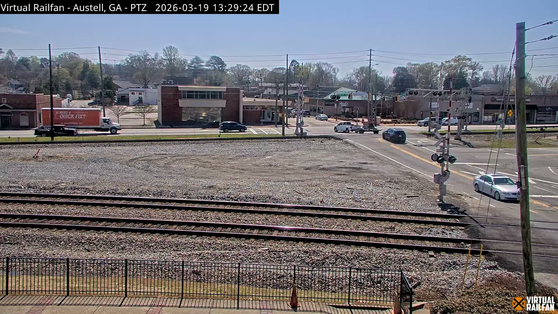 Austell City View & Nortfolk Southern Railway Junction Live Cam -Austell, Coob, Georgia, USA