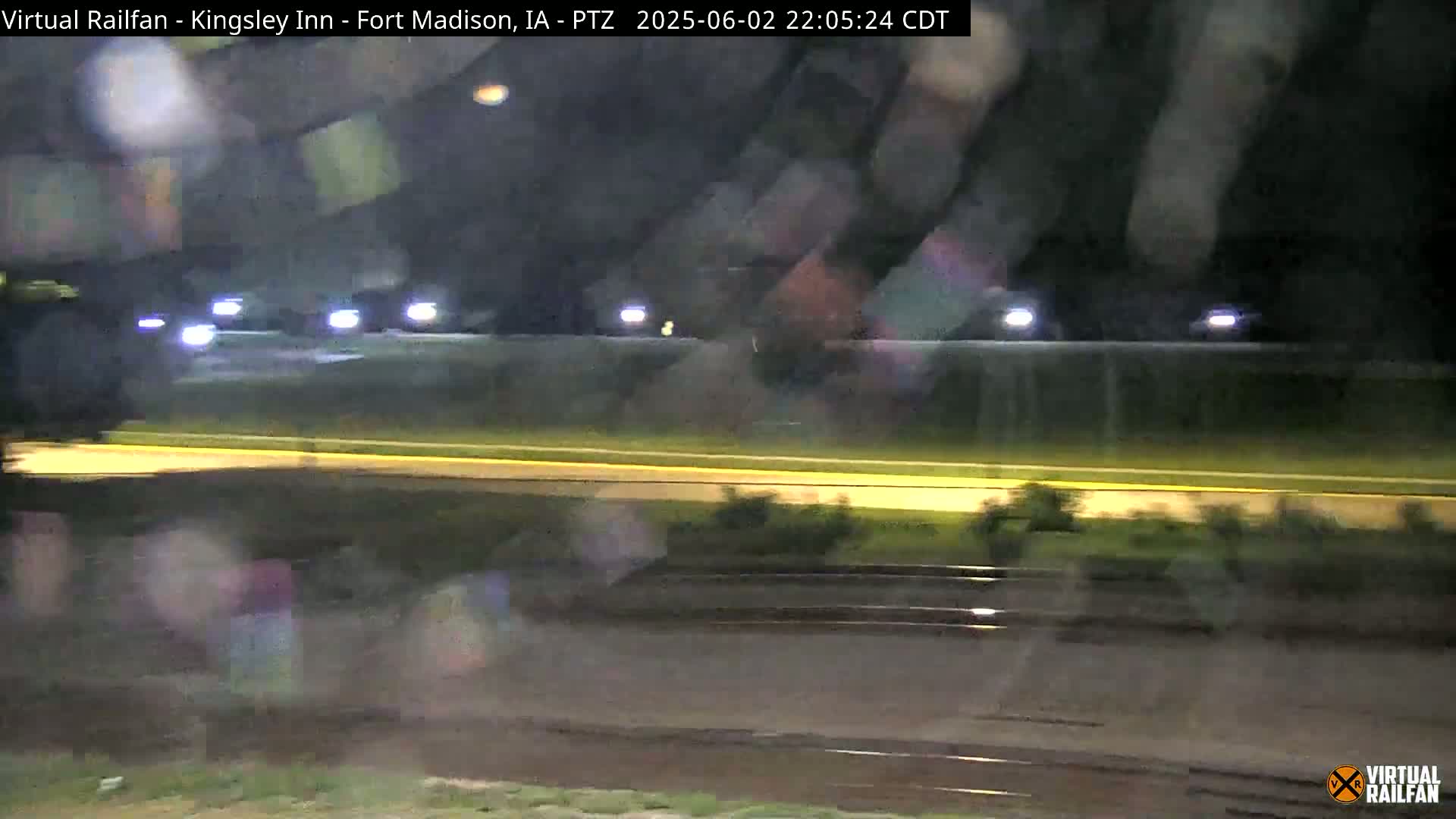 Fort Madison Bridge & Mississippi River & Fort Madison Train Amtrak Station Live Cam - Fort Madison, Lee, Iowa, USA