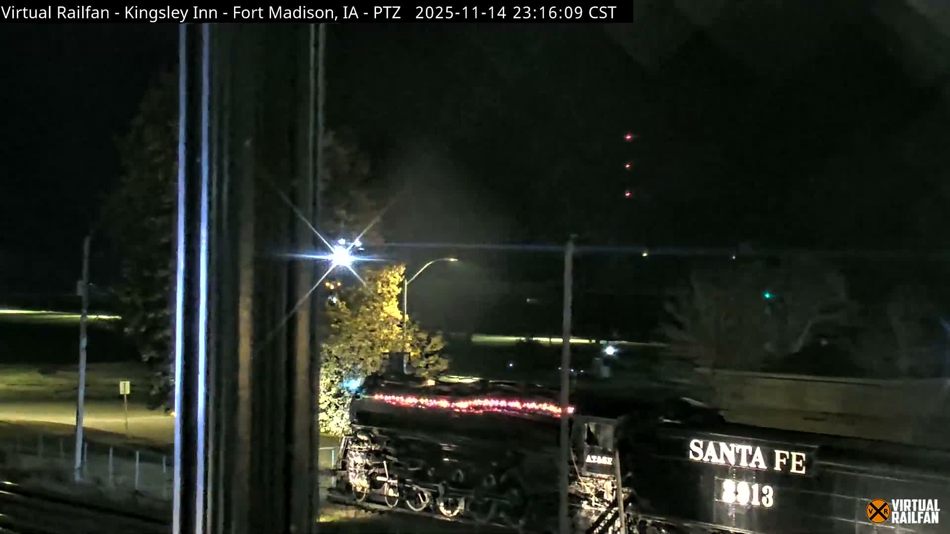 Fort Madison Bridge & Mississippi River & Fort Madison Train Amtrak Station Live Cam - Fort Madison, Lee, Iowa, USA