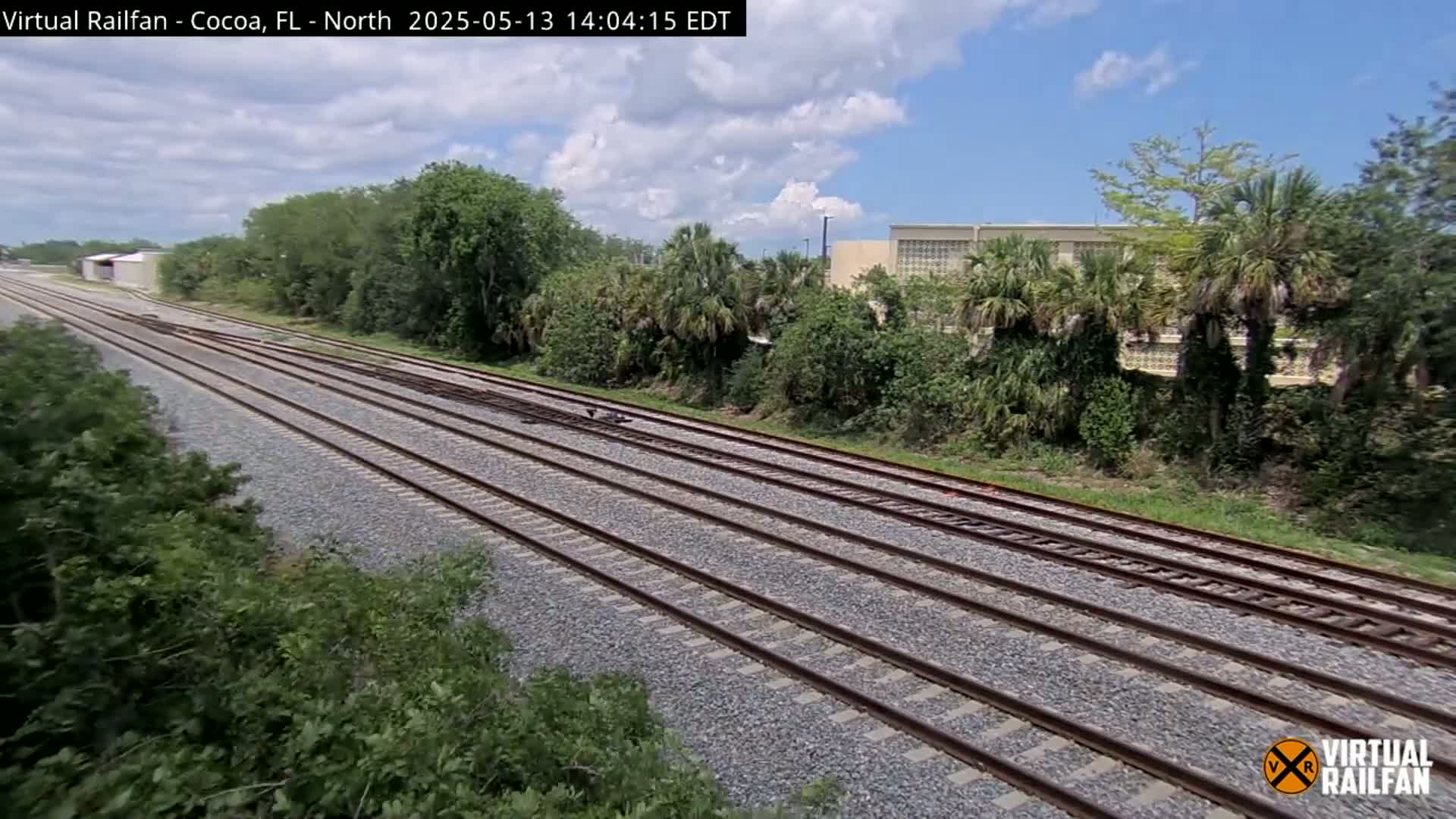 Cocoa, Florida East Coast Railway Brightline Live Cam - Cocoa, Brevard, Florida, USA