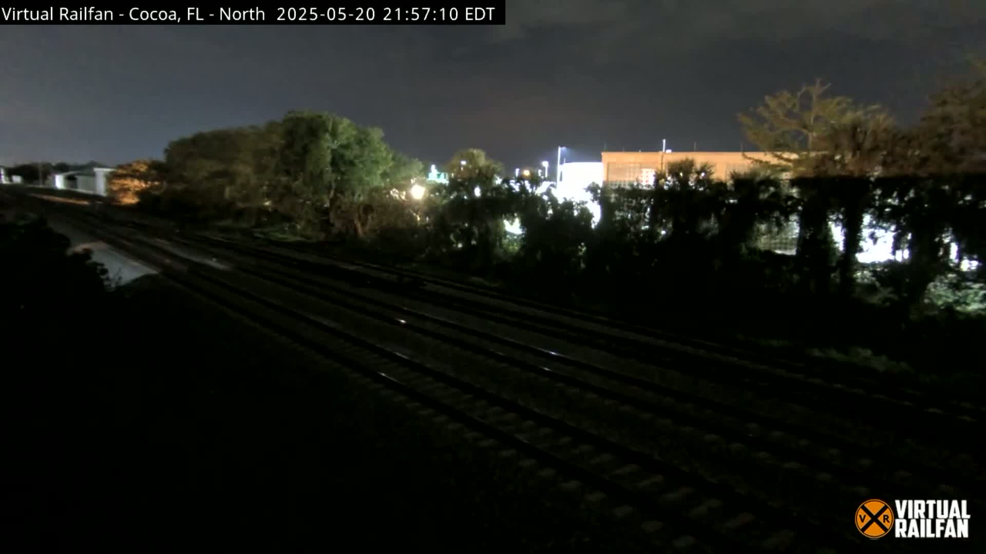 Cocoa, Florida East Coast Railway Brightline Live Cam - Cocoa, Brevard, Florida, USA