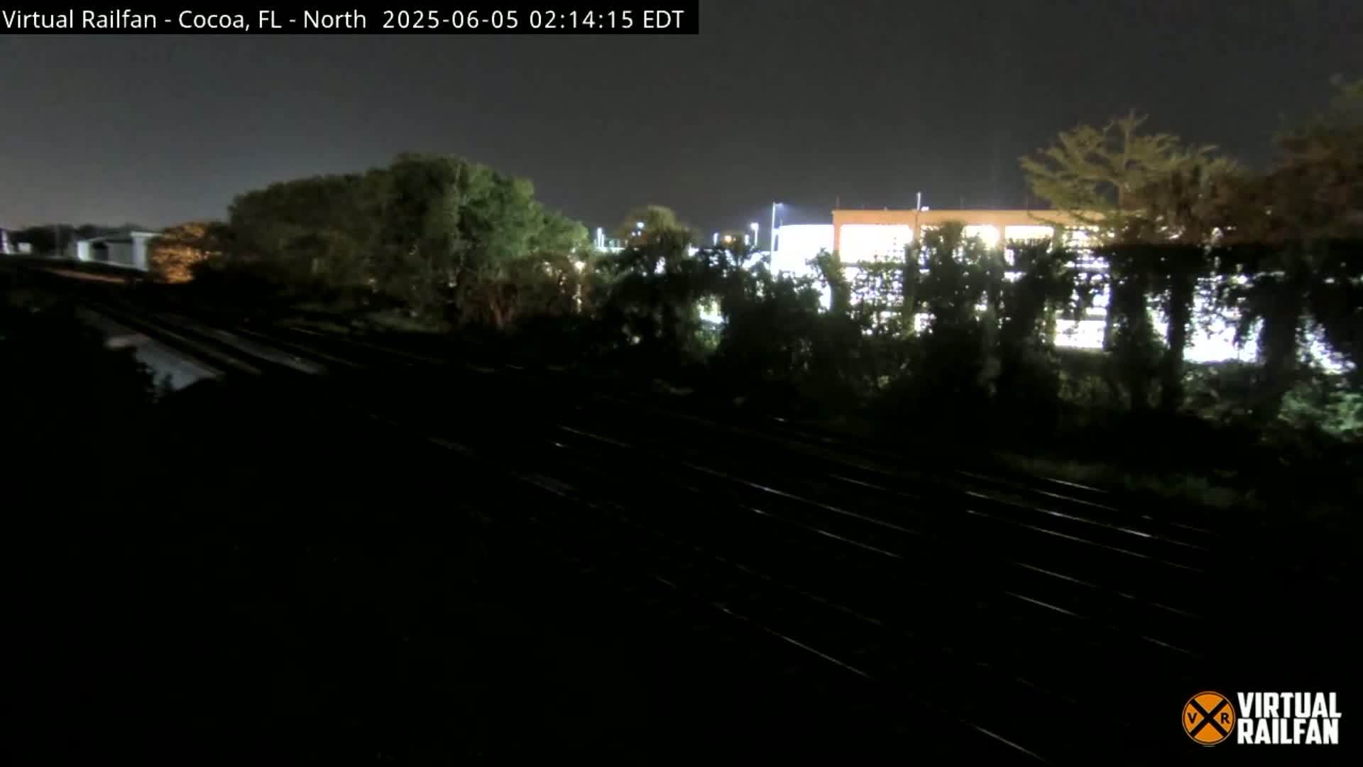 Cocoa, Florida East Coast Railway Brightline Live Cam - Cocoa, Brevard, Florida, USA