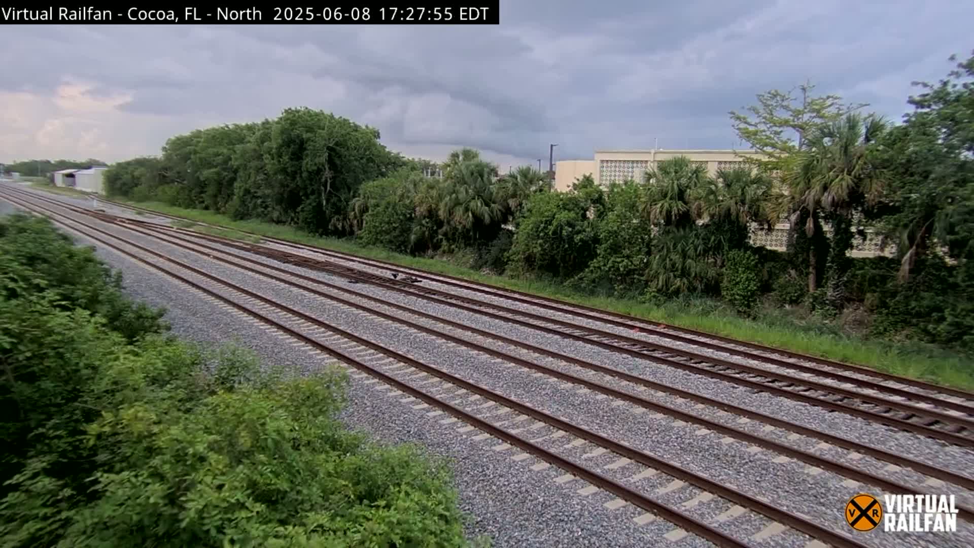 Cocoa, Florida East Coast Railway Brightline Live Cam - Cocoa, Brevard, Florida, USA