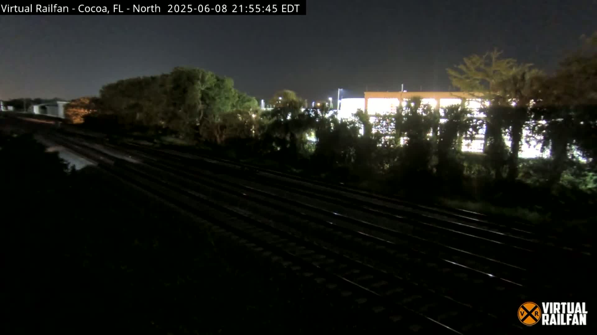 Cocoa, Florida East Coast Railway Brightline Live Cam - Cocoa, Brevard, Florida, USA