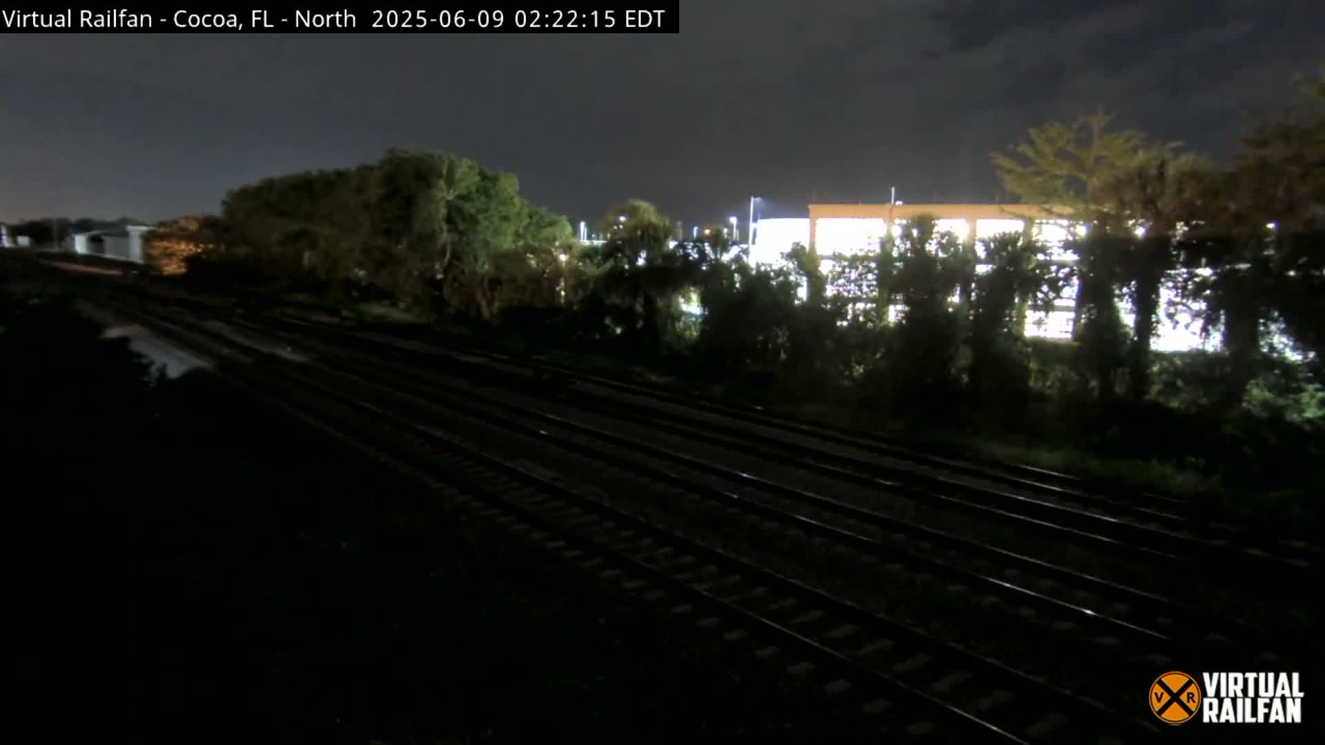 Cocoa, Florida East Coast Railway Brightline Live Cam - Cocoa, Brevard, Florida, USA