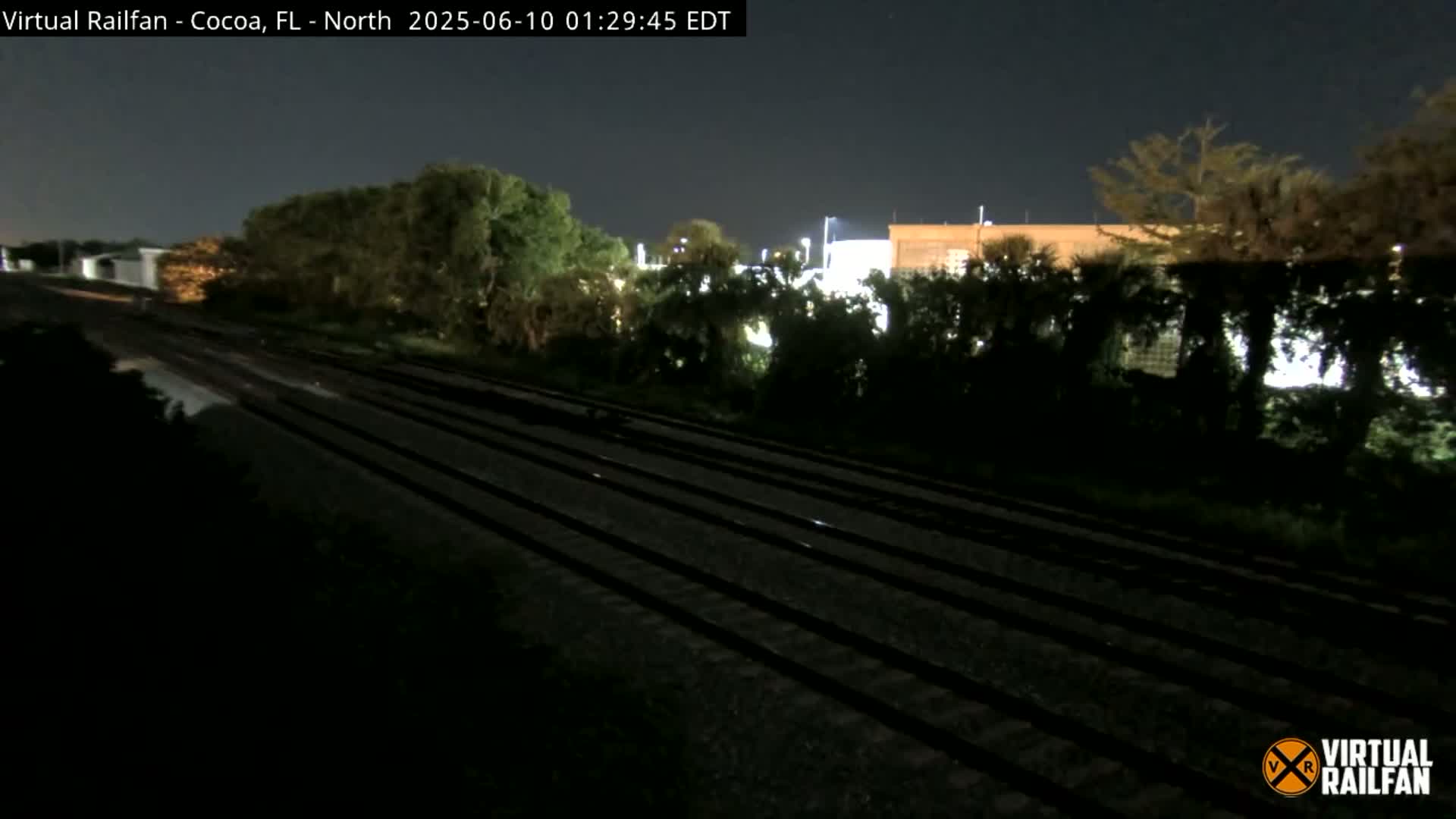 Cocoa, Florida East Coast Railway Brightline Live Cam - Cocoa, Brevard, Florida, USA