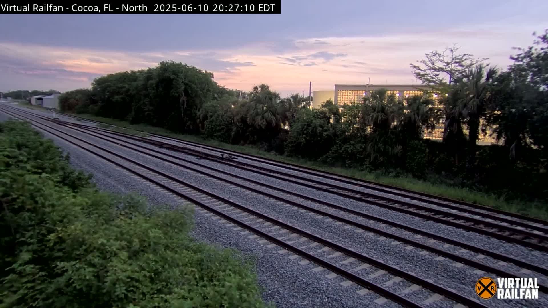 Cocoa, Florida East Coast Railway Brightline Live Cam - Cocoa, Brevard, Florida, USA