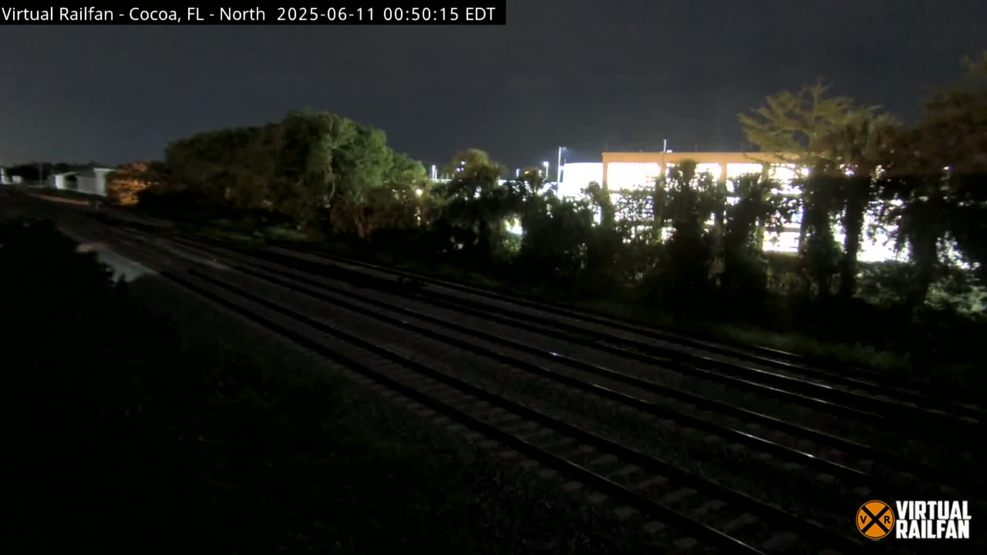Cocoa, Florida East Coast Railway Brightline Live Cam - Cocoa, Brevard, Florida, USA